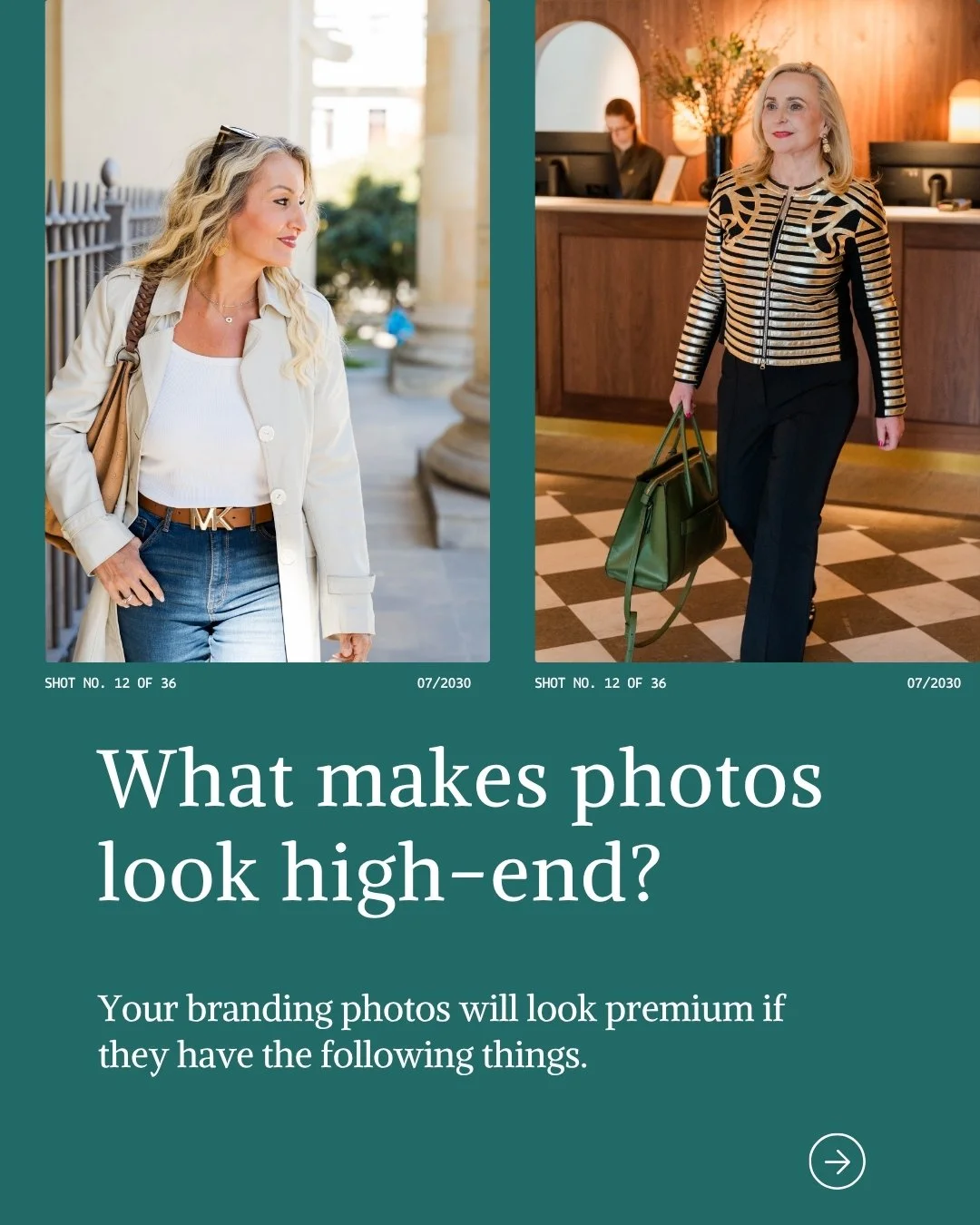 People might think high-level images are about showcasing luxury, or being in an expensive location.
What I think high-level images are about, is about how unique they are or how hard they are to copy.
And then high-level is a lot about the feeling