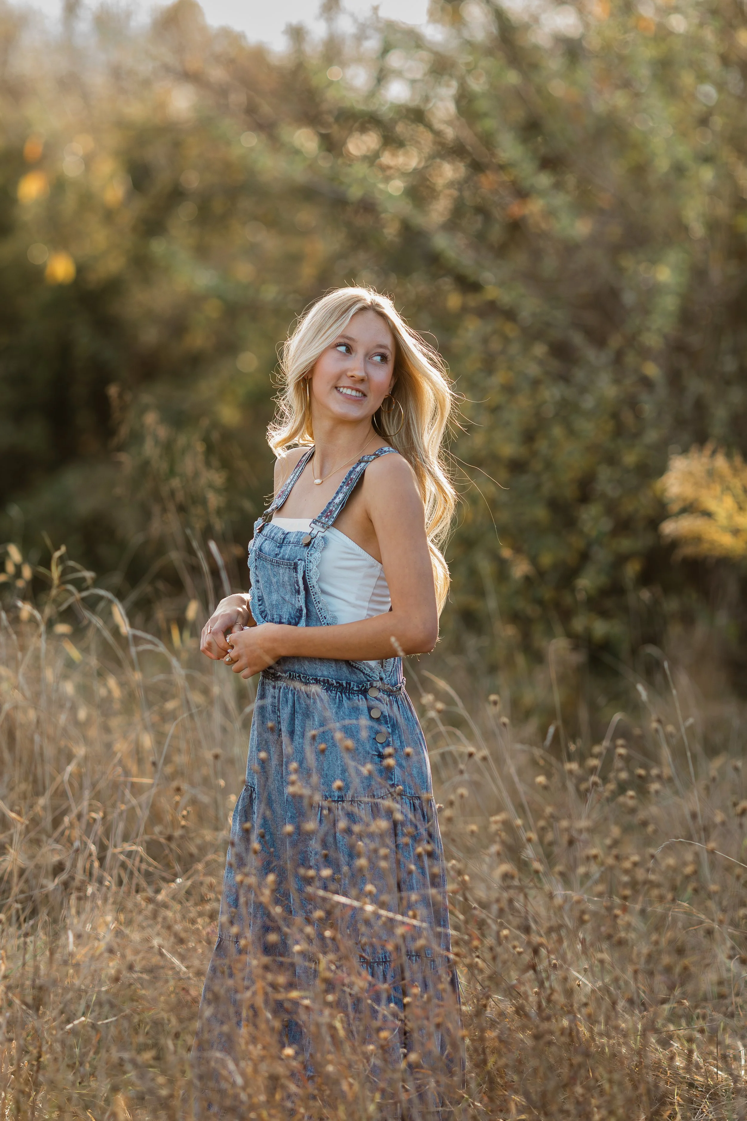 high school senior in Loudoun County for a a senior portrait session