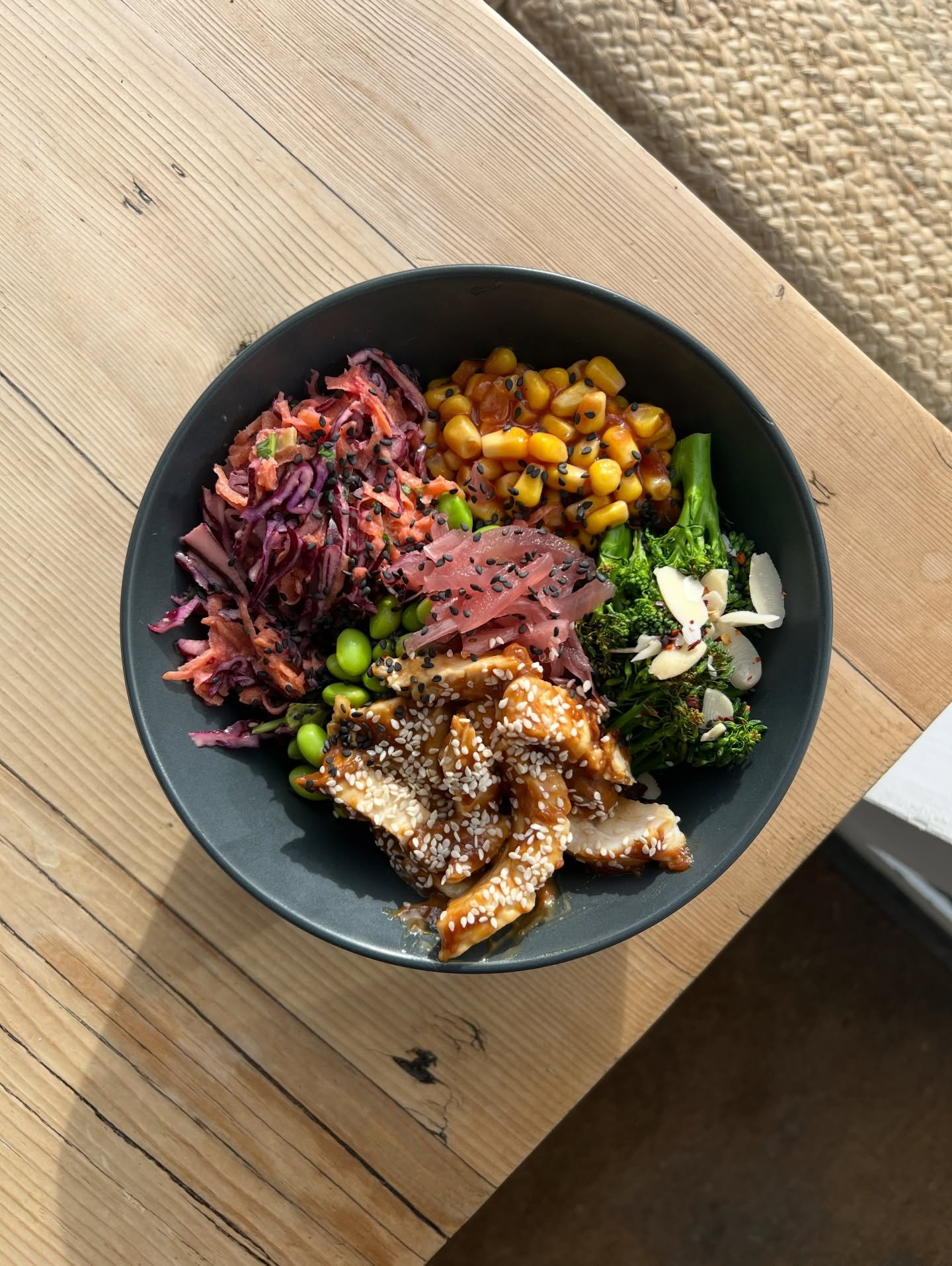 Fresh &amp; Flavourful 🌿🥜 NEW IN 🥜✨
Our Chicken Satay Poke Bowl has landed and she&rsquo;s a beauty.
Tender chicken, creamy peanut satay sauce, fresh crunchy veg and all the Rainbowls goodness you love 💚
Trust us&hellip; this one&rsquo;s about to