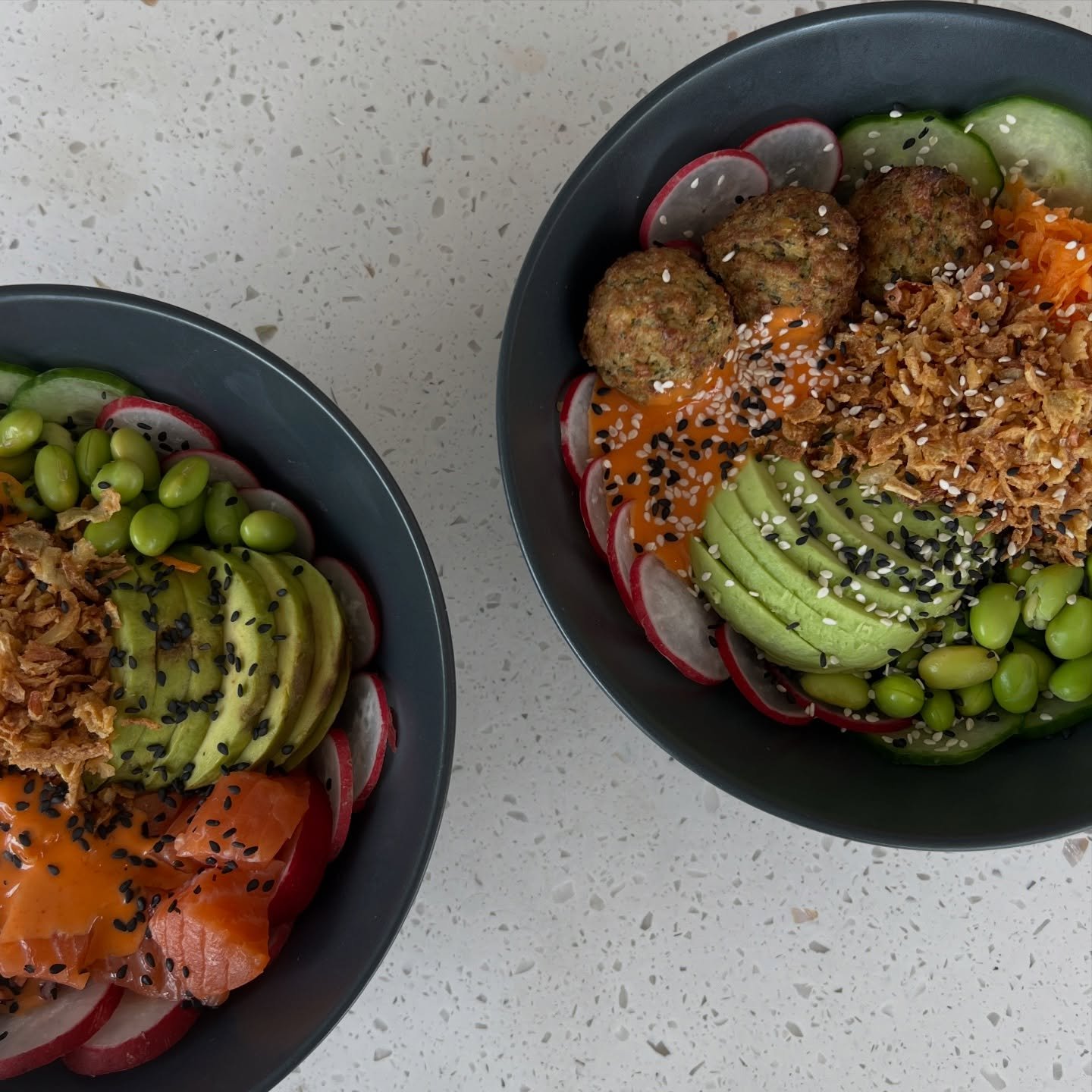 POV: You&rsquo;ve just found the poke bowls everyone keeps talking about 👀🥗

Fresh ingredients, big flavours, generous portions &amp; made to order every time 🤝
Our poke bowls have become a bit of a Rainbowls staple for a reason 🌈

Healthy never 