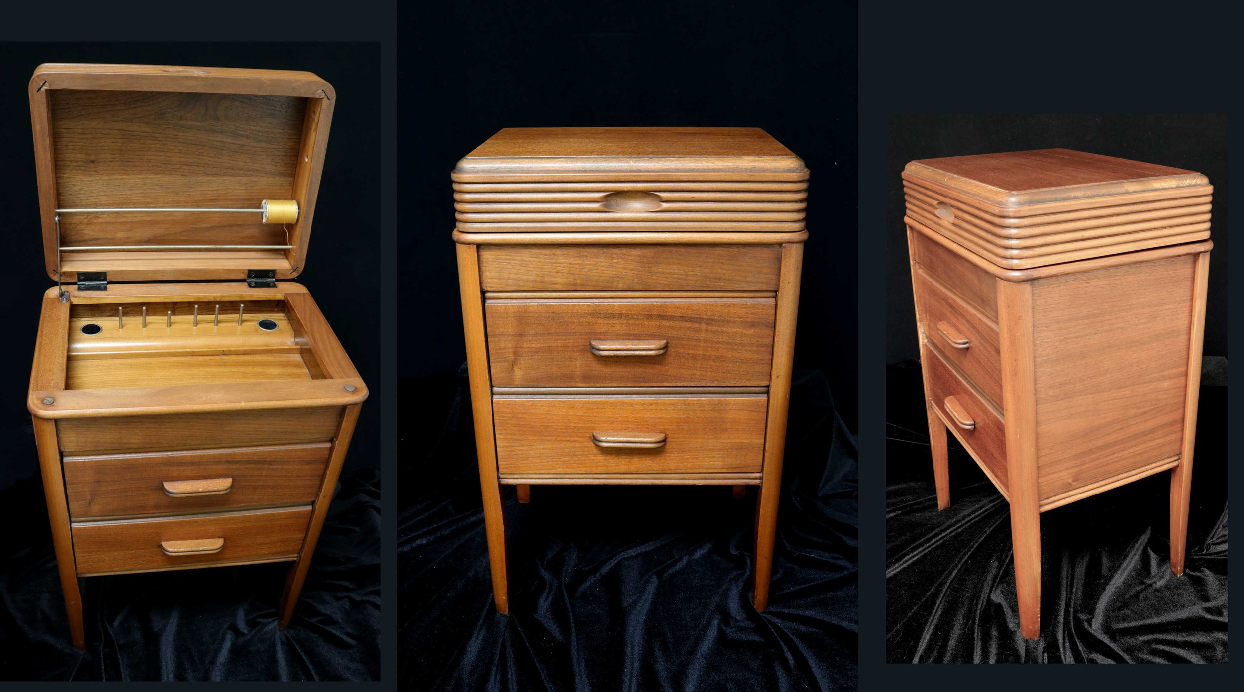 Wooden Sewing Cabinet