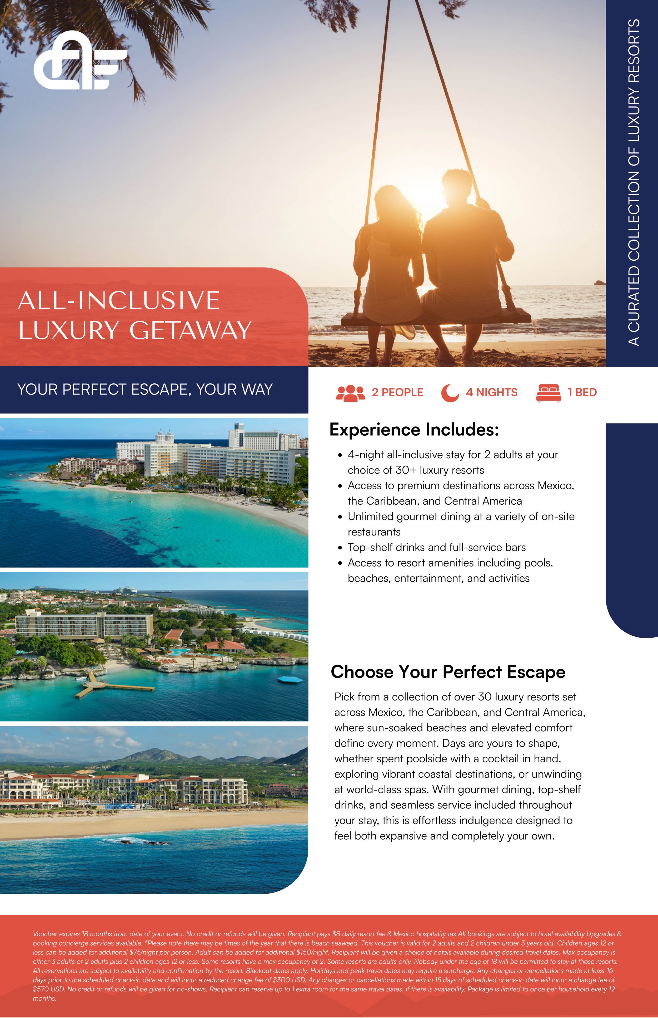 Luxury Getaway for 2