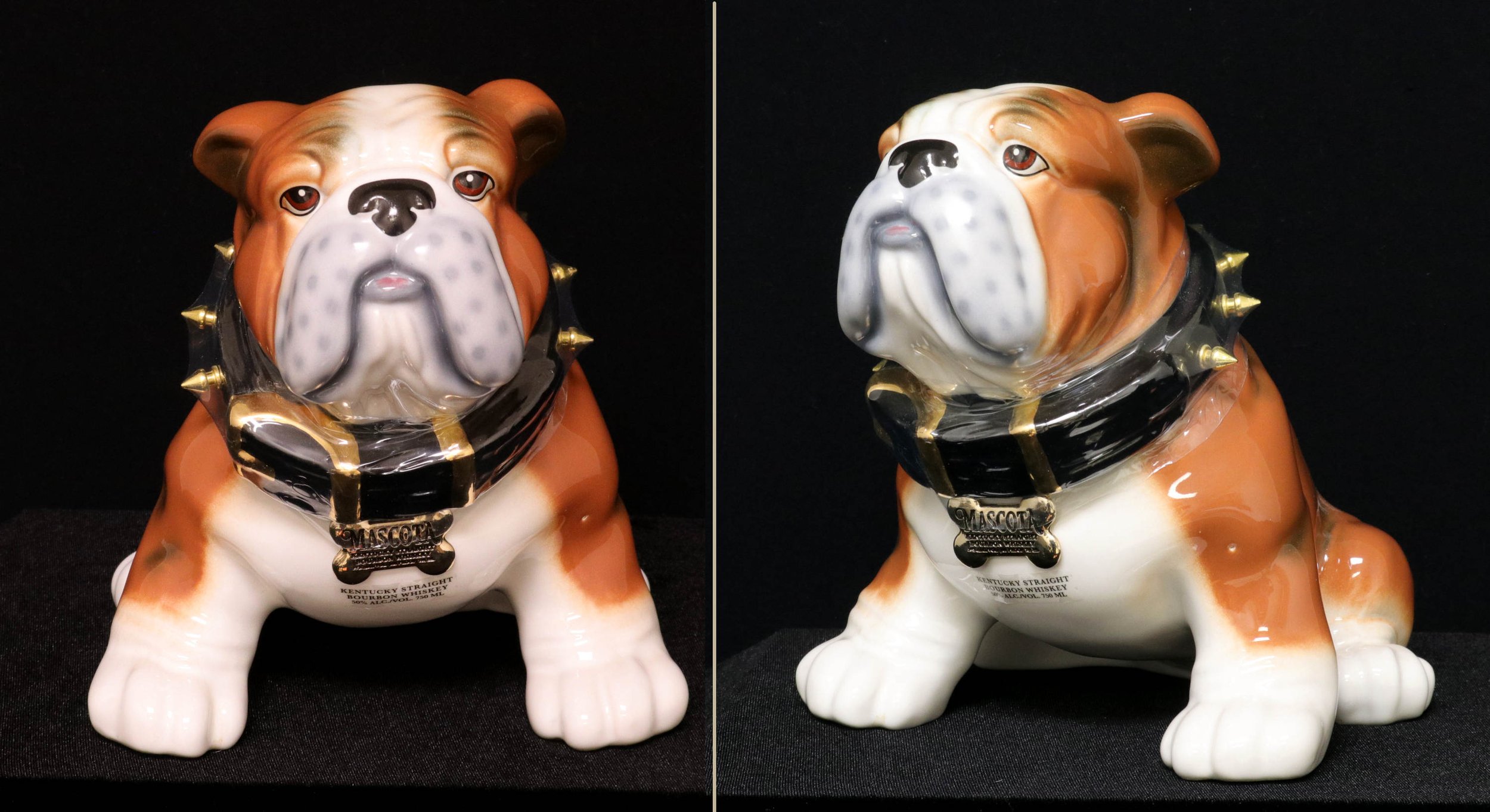 Ceramic Bulldog with Bourbon