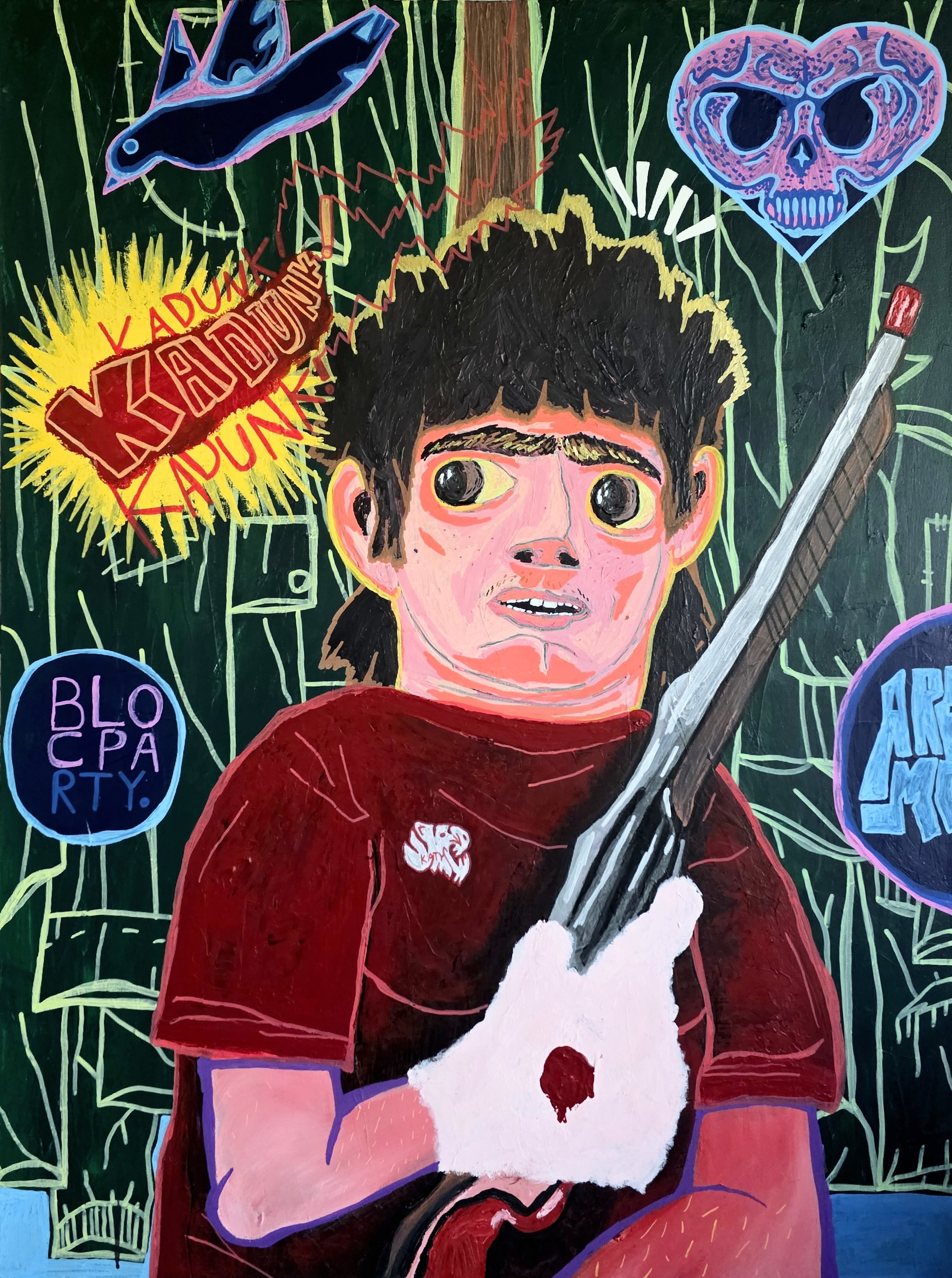 "An Age of Rebellion is Coming"
/Acrylic on Canvas/
30 in x 40 in x 1.5 in/
2026