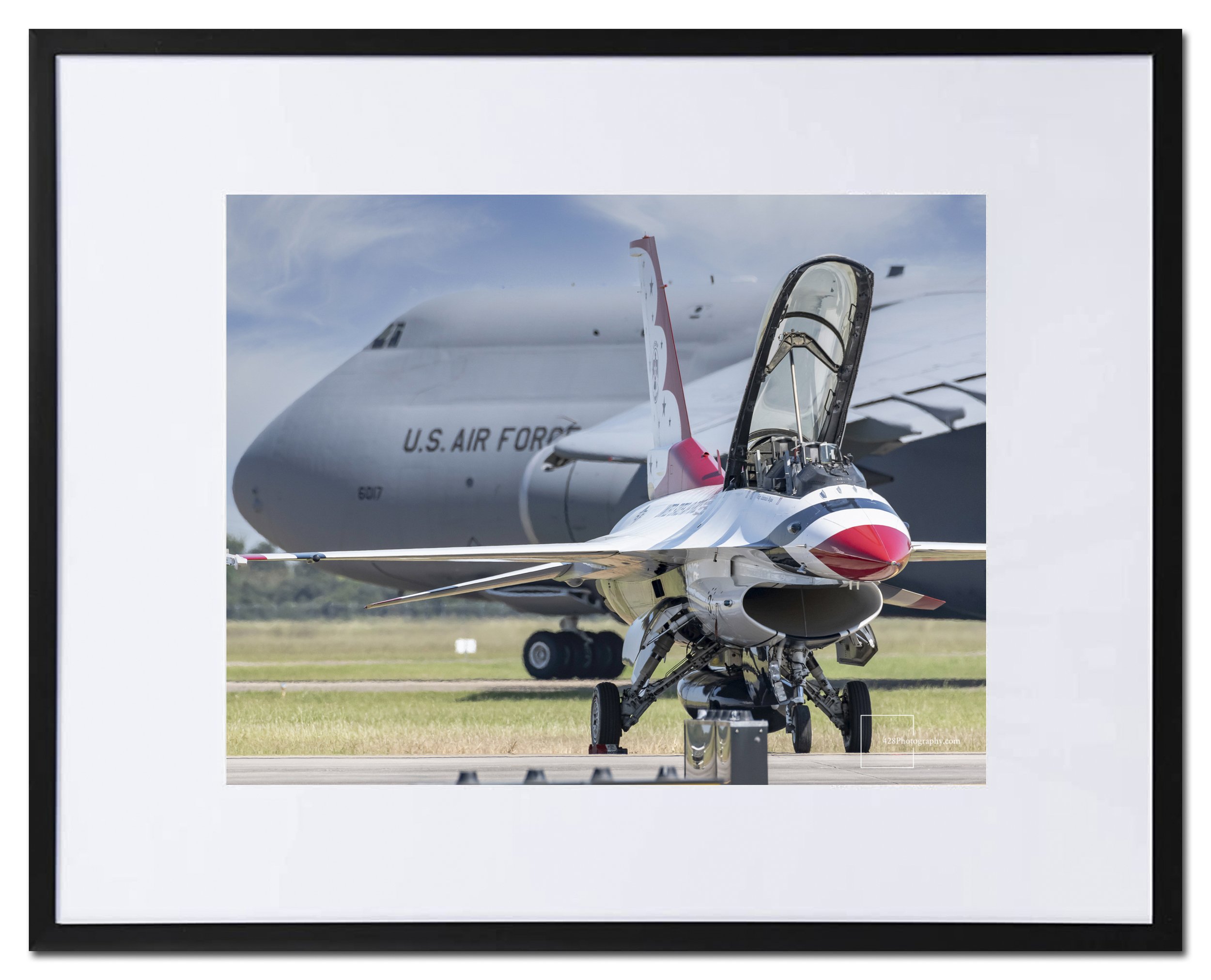 Wings Over Houston Air Show United States Air Force Thunderbirds Framed Print - Free Shipping