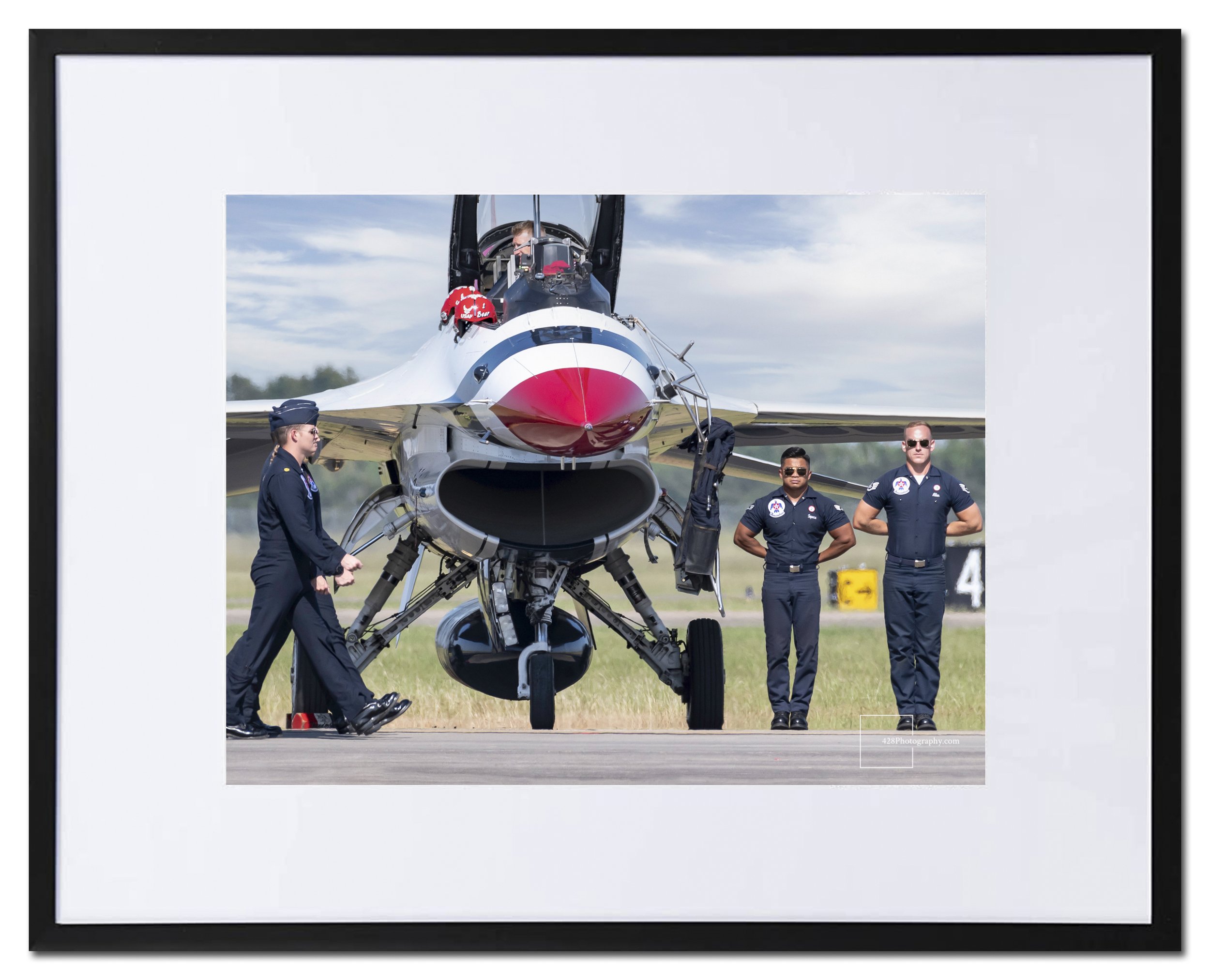 Wings Over Houston Air Show United States Air Force Thunderbirds Framed Print - Free Shipping