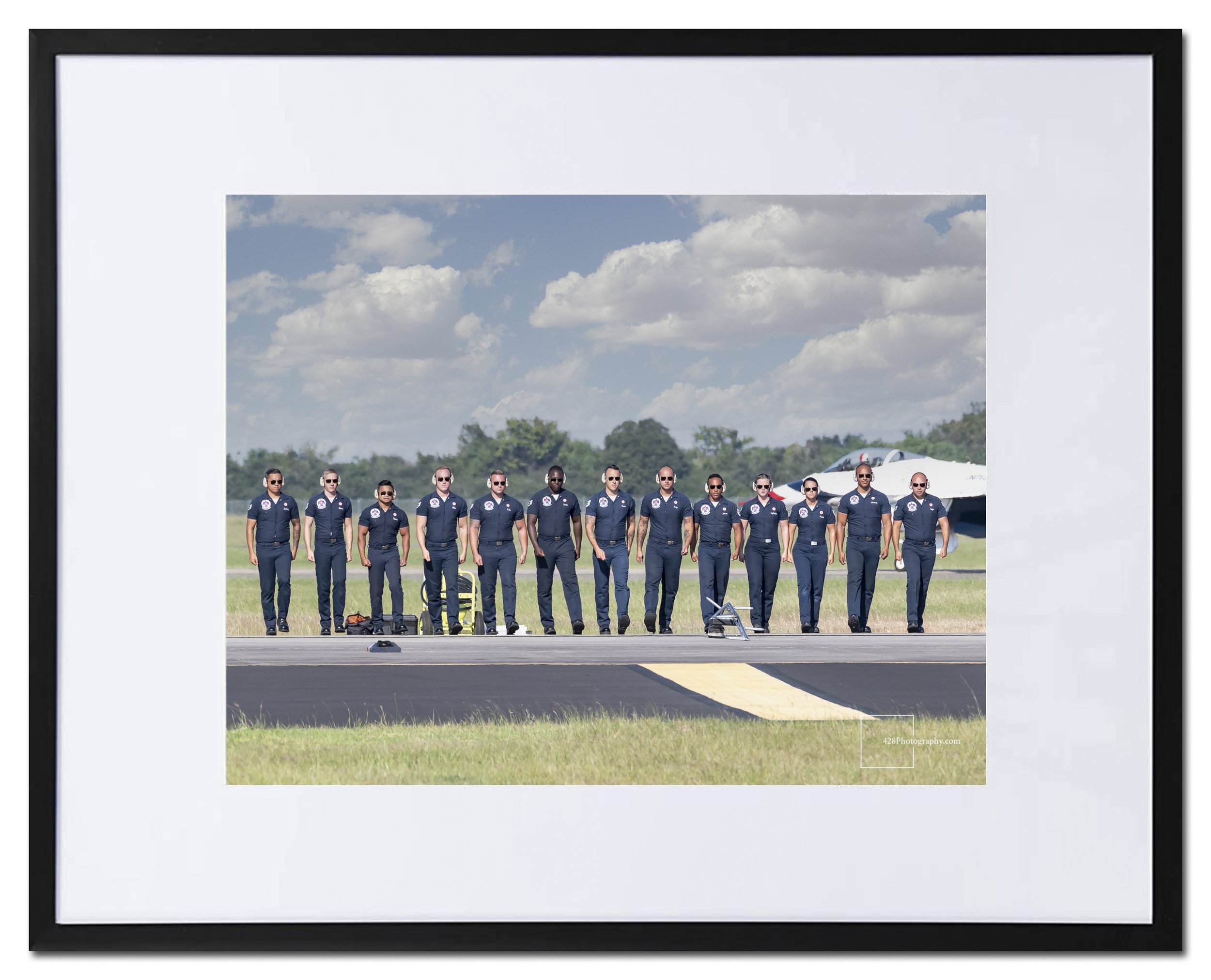 Wings Over Houston Air Show United States Air Force Thunderbirds Framed Print - Free Shipping