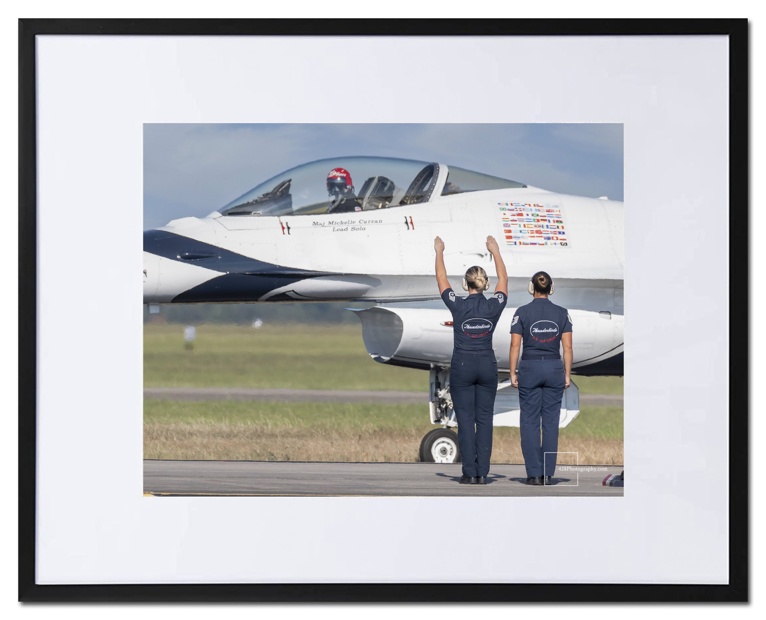Wings Over Houston Air Show United States Air Force Thunderbirds Framed Print - Free Shipping