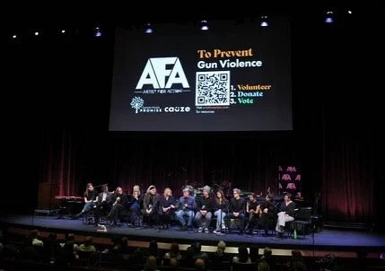 I feel so lucky I got to be a part of the launch for this amazing documentary: @afatherspromisemovie Premiering this week in NYC and then going nation wide. Please check it out and support the cause if you can.

@artistforaction 
#endgunviolence