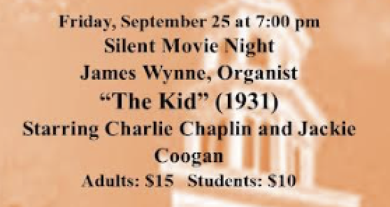 Hilltop Concert Series: Silent Movie Night “The Kid” 1931