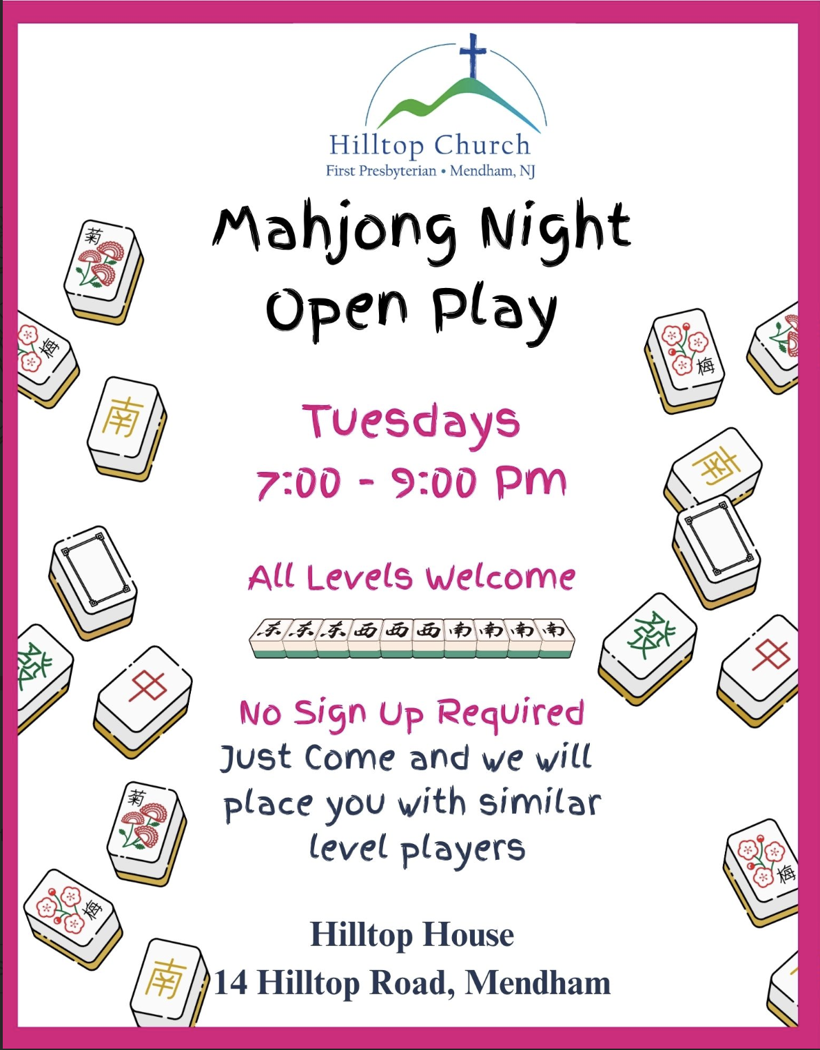 Mahjong Night Open Play