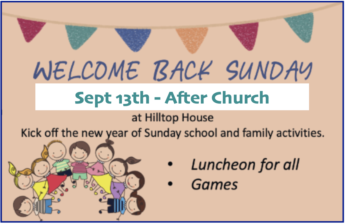 Welcome Back Sunday