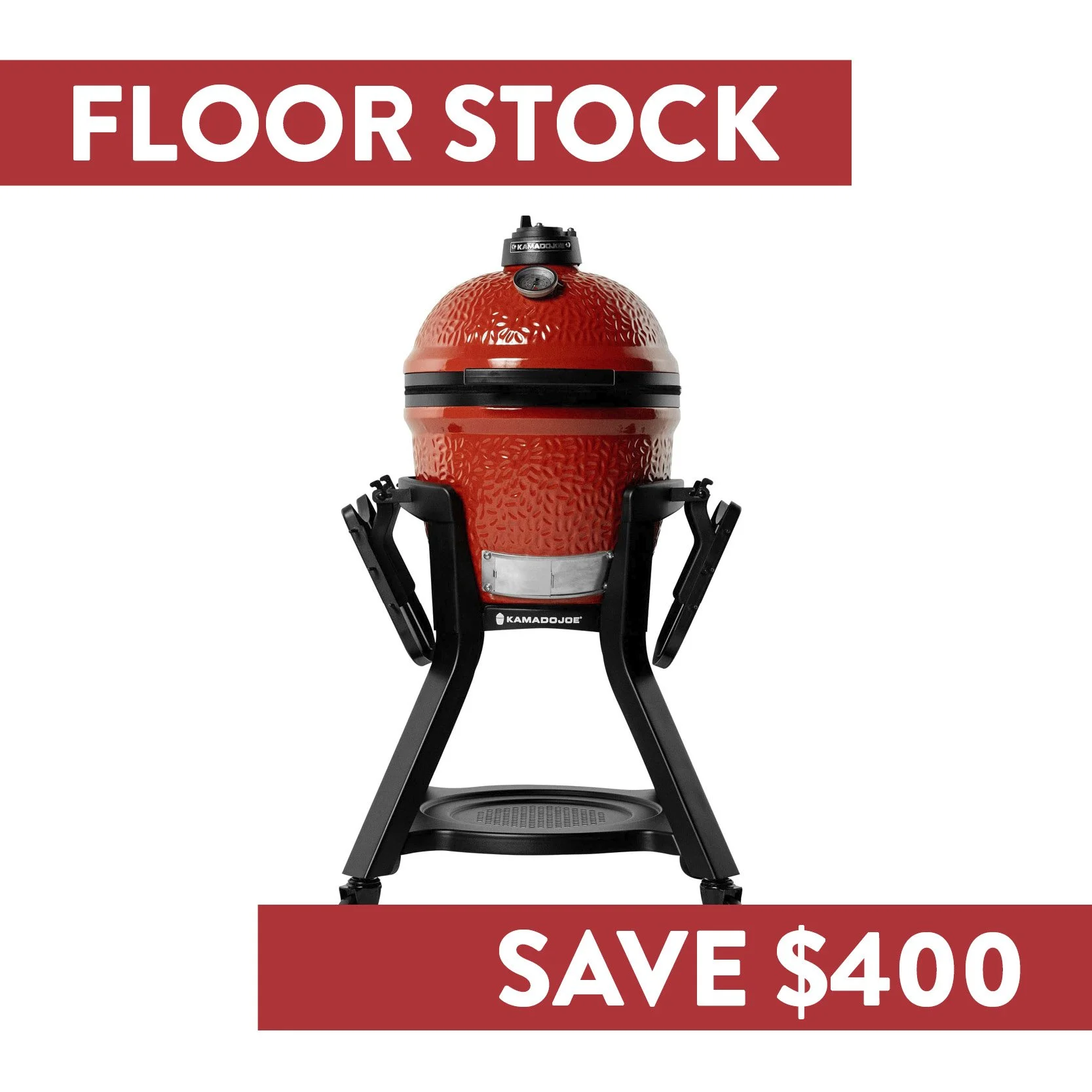Kamado Joe Jr™ BBQ Grill w. Cart - Floor Stock