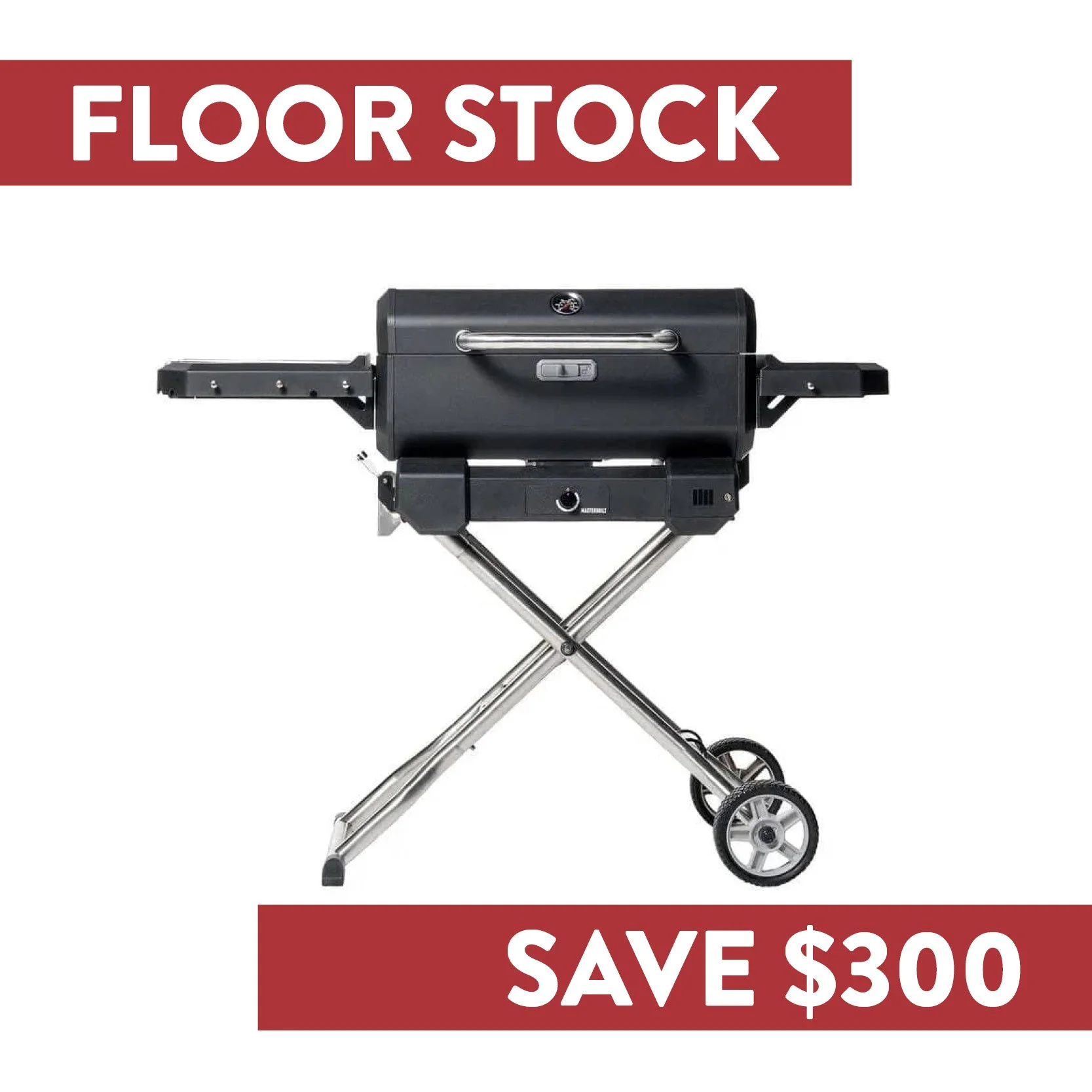 Masterbuilt Portable Charcoal Grill and Smoker with Cart (Floor Stock)