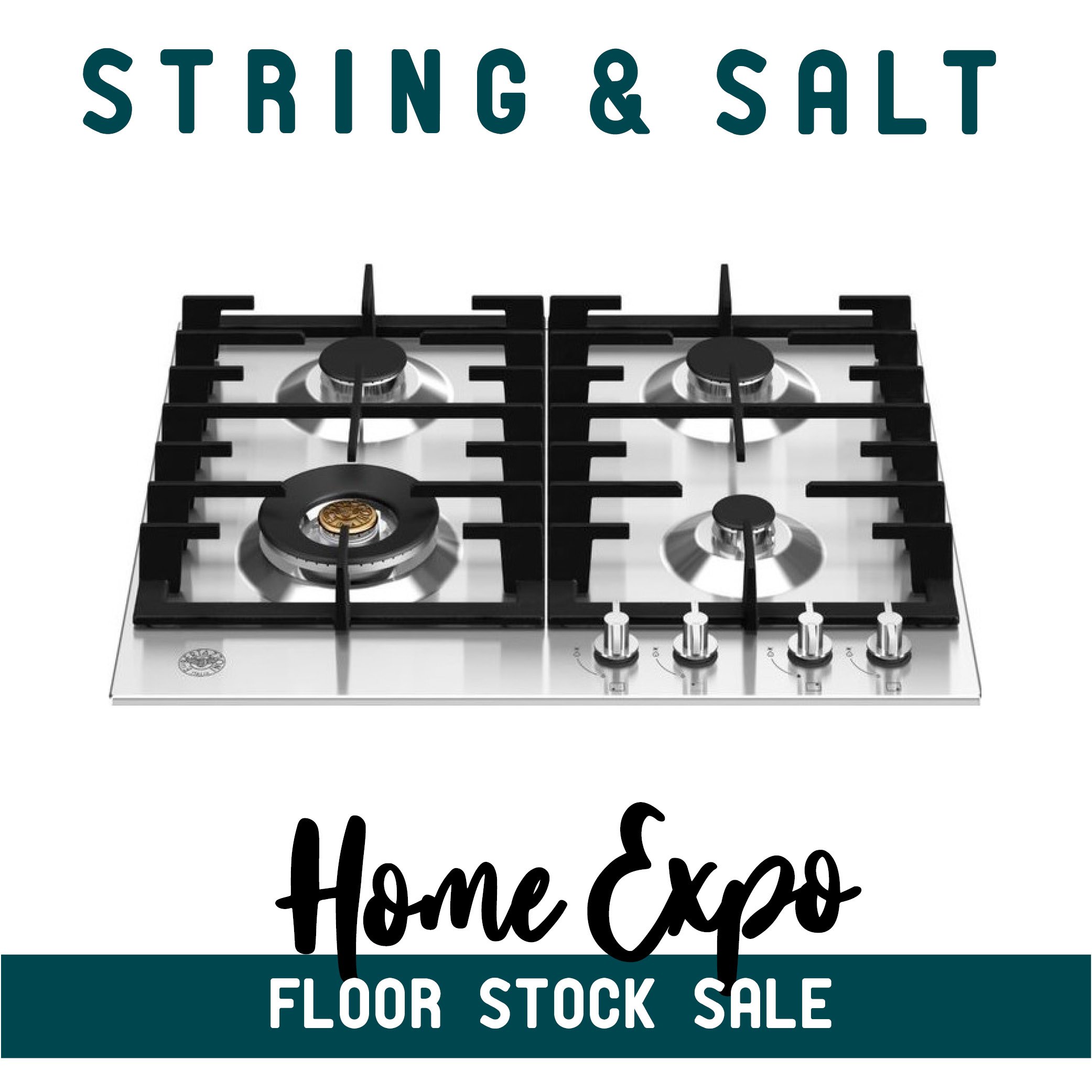 BERTAZZONI MODERN SERIES 60CM GAS COOKTOP (P604LMODX)