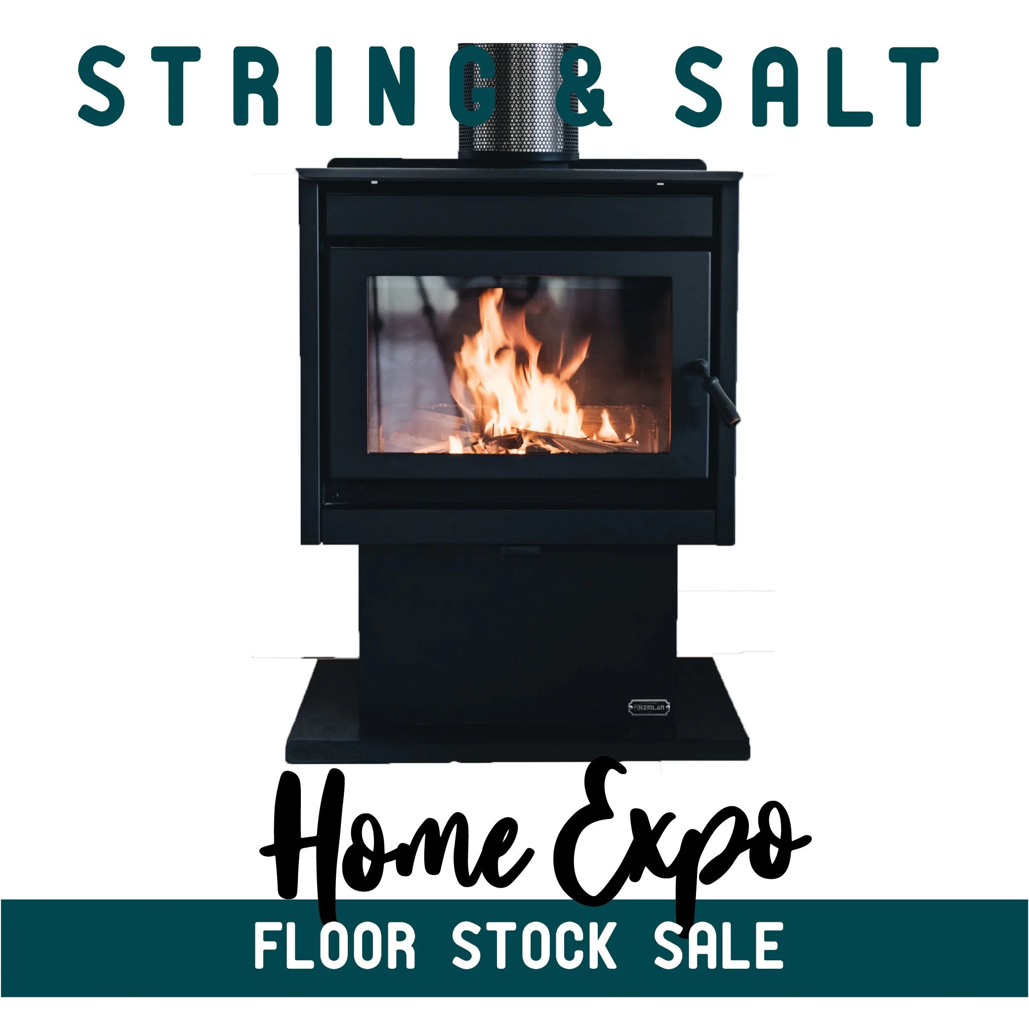 KEMLAN SUPER NOVA FREESTANDING WOOD HEATER - Floor Stock