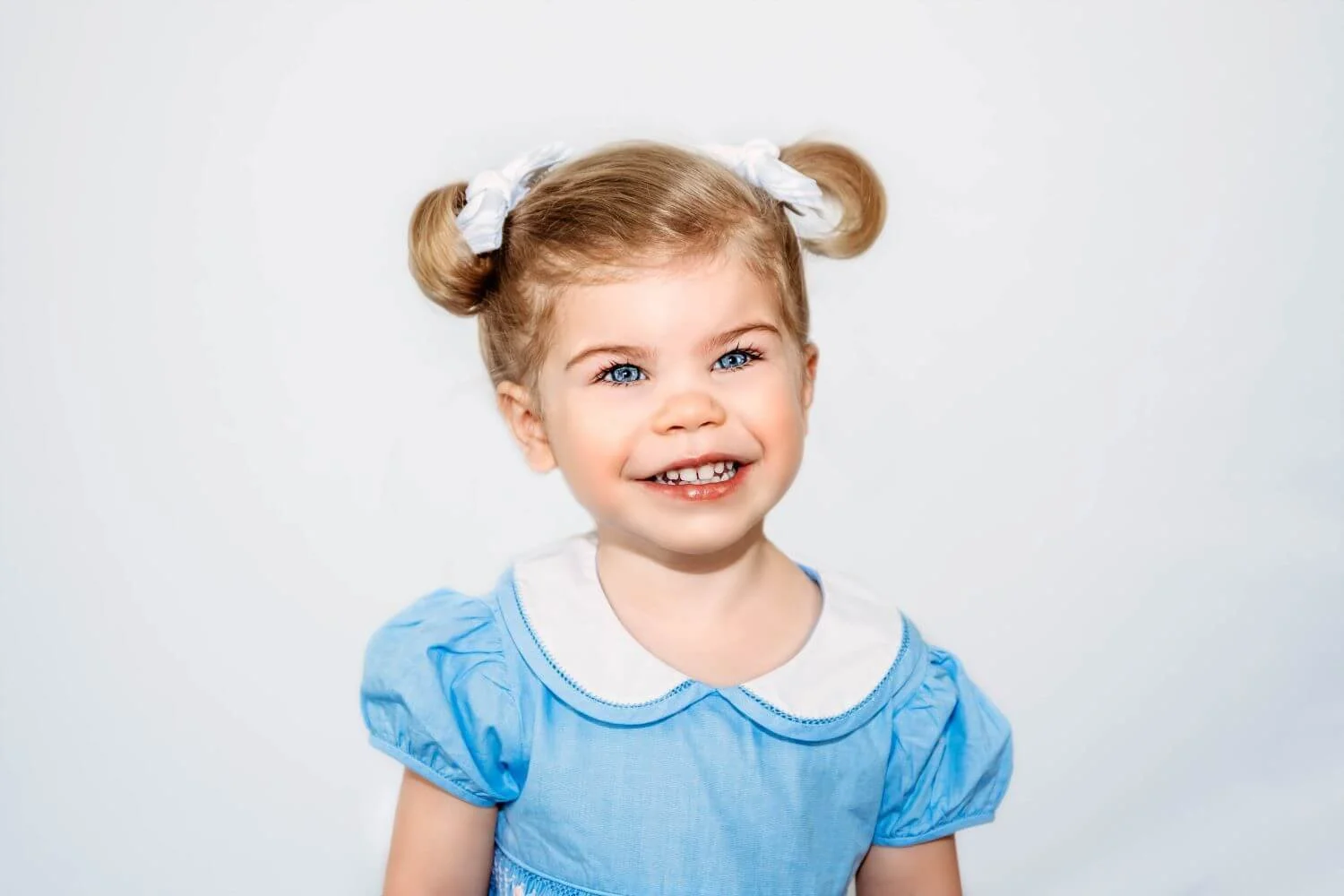 Young girl styled photoshoot indoor studio modeling pageant tot