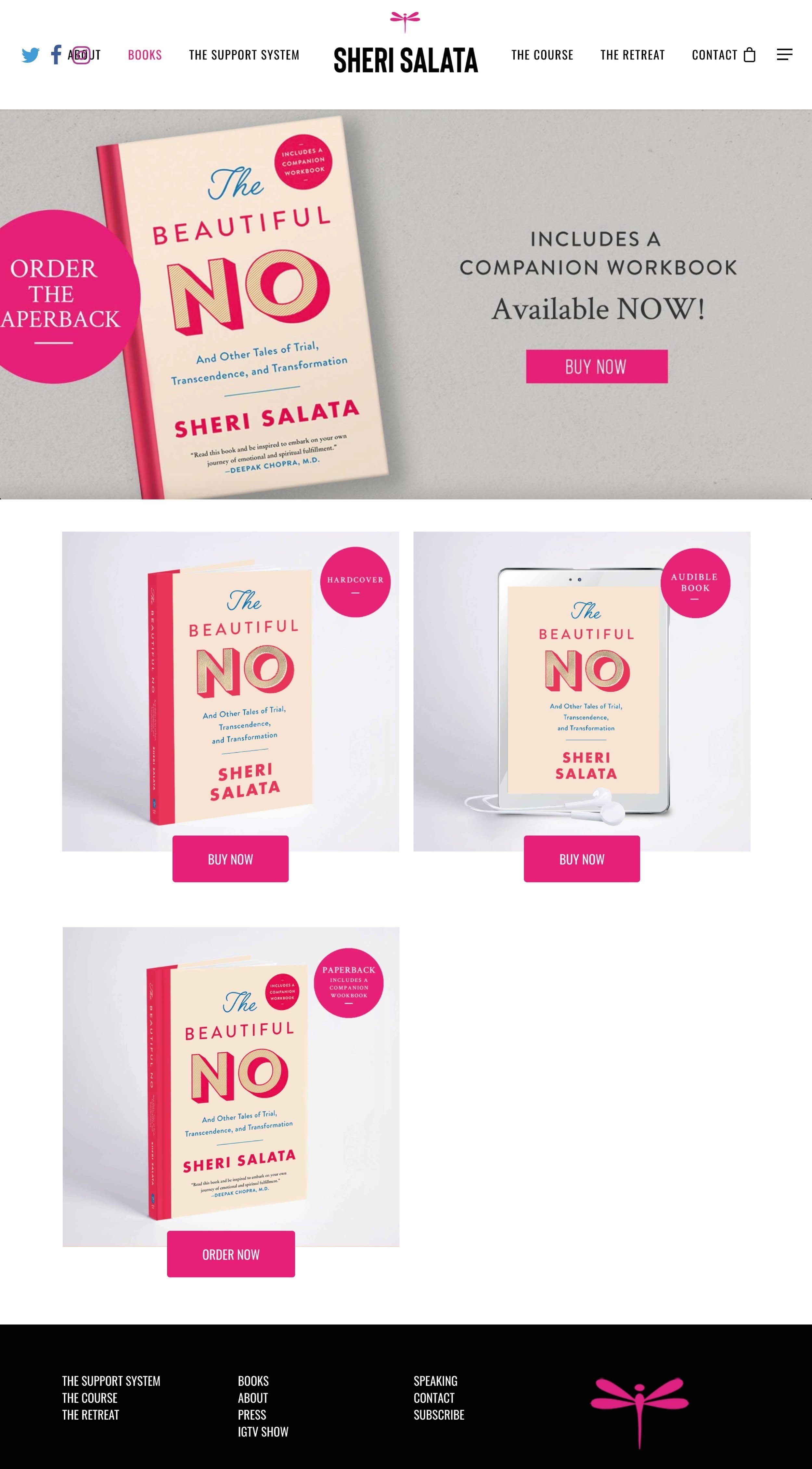 Four pictures of Sheri's book cover. The Beautiful No.