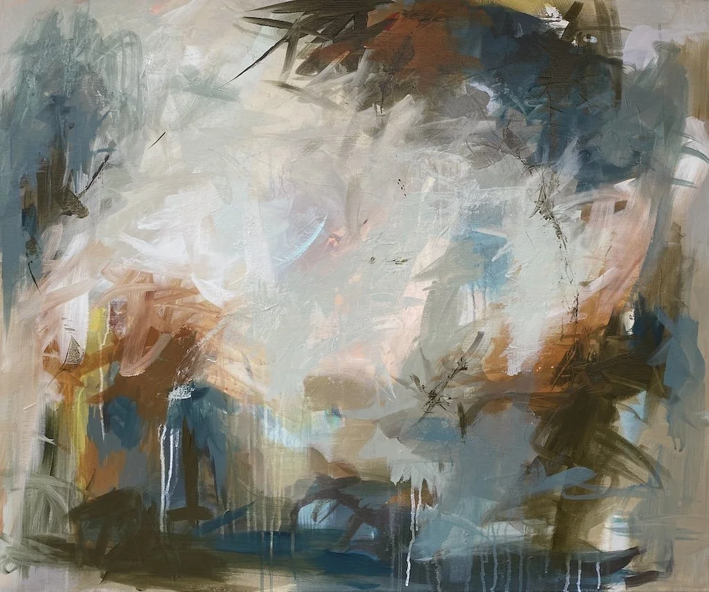 I'm Losing My Mind(1)-2022-Acrylic on Canvas-30" x 36"-sold