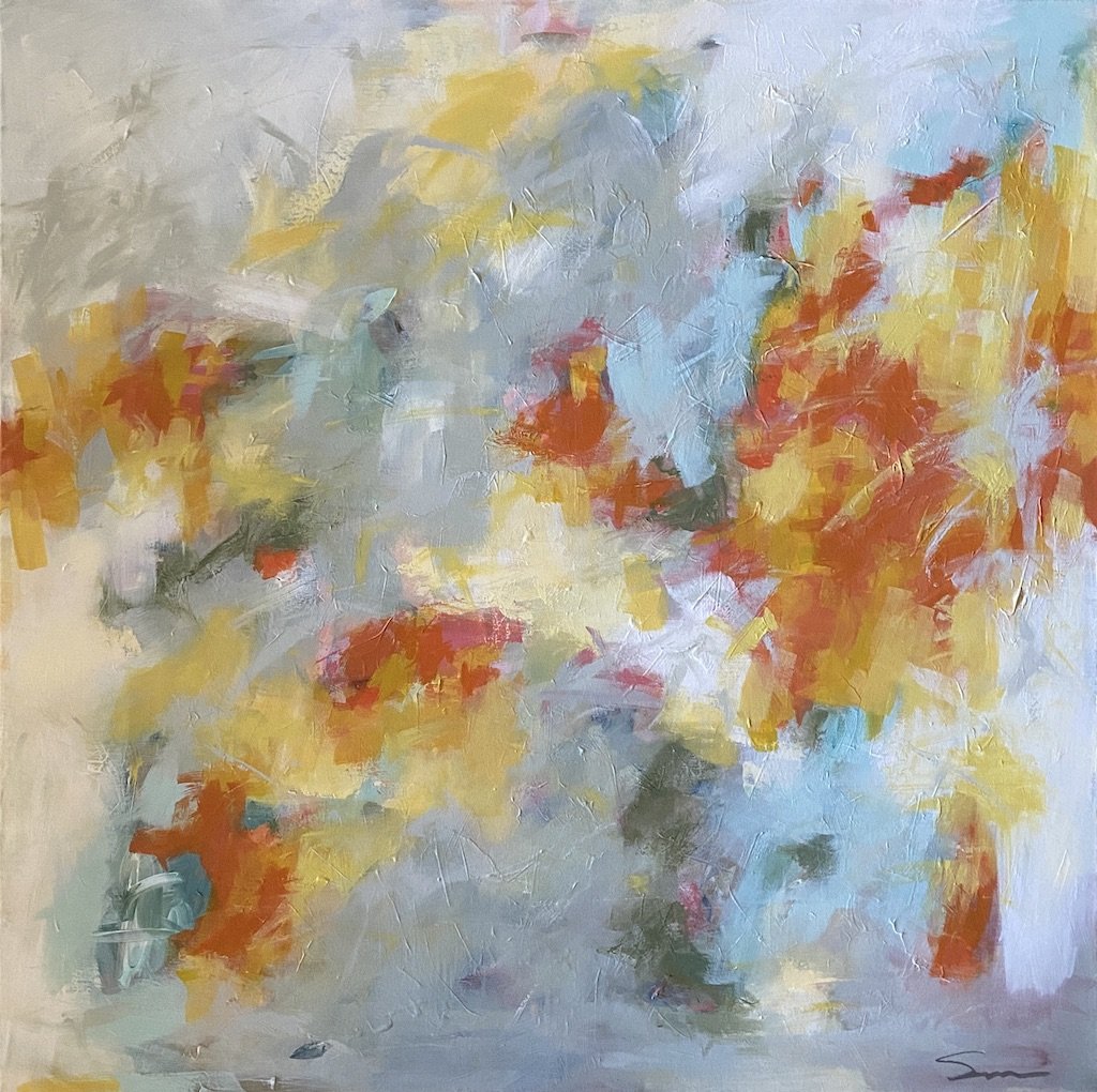 Slice of California-2022-Acrylic on Canvas-36" x36"-sold