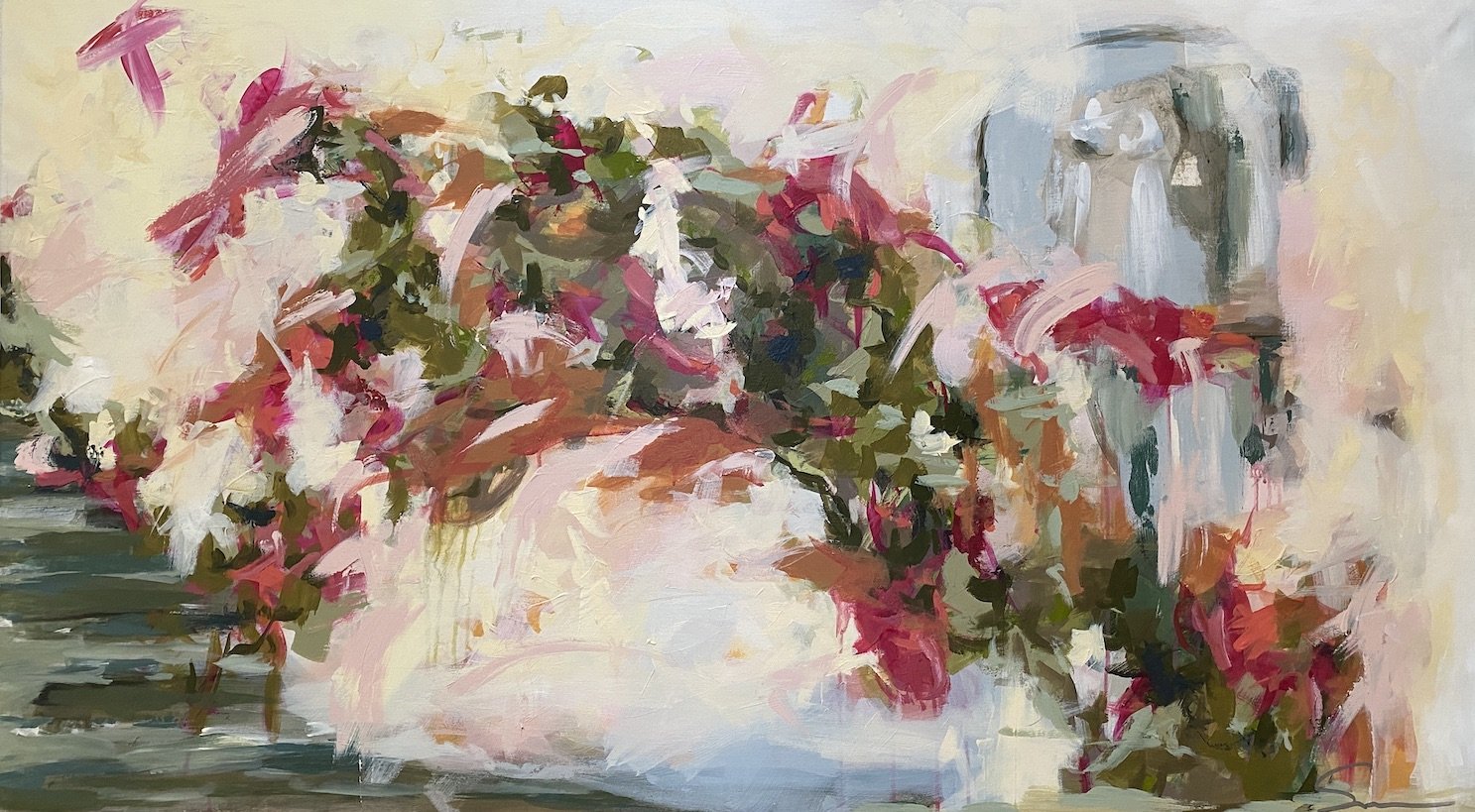 Shutters and Alcoves-2022-Acrylic on Canvas-30" x 54" x 1.5"