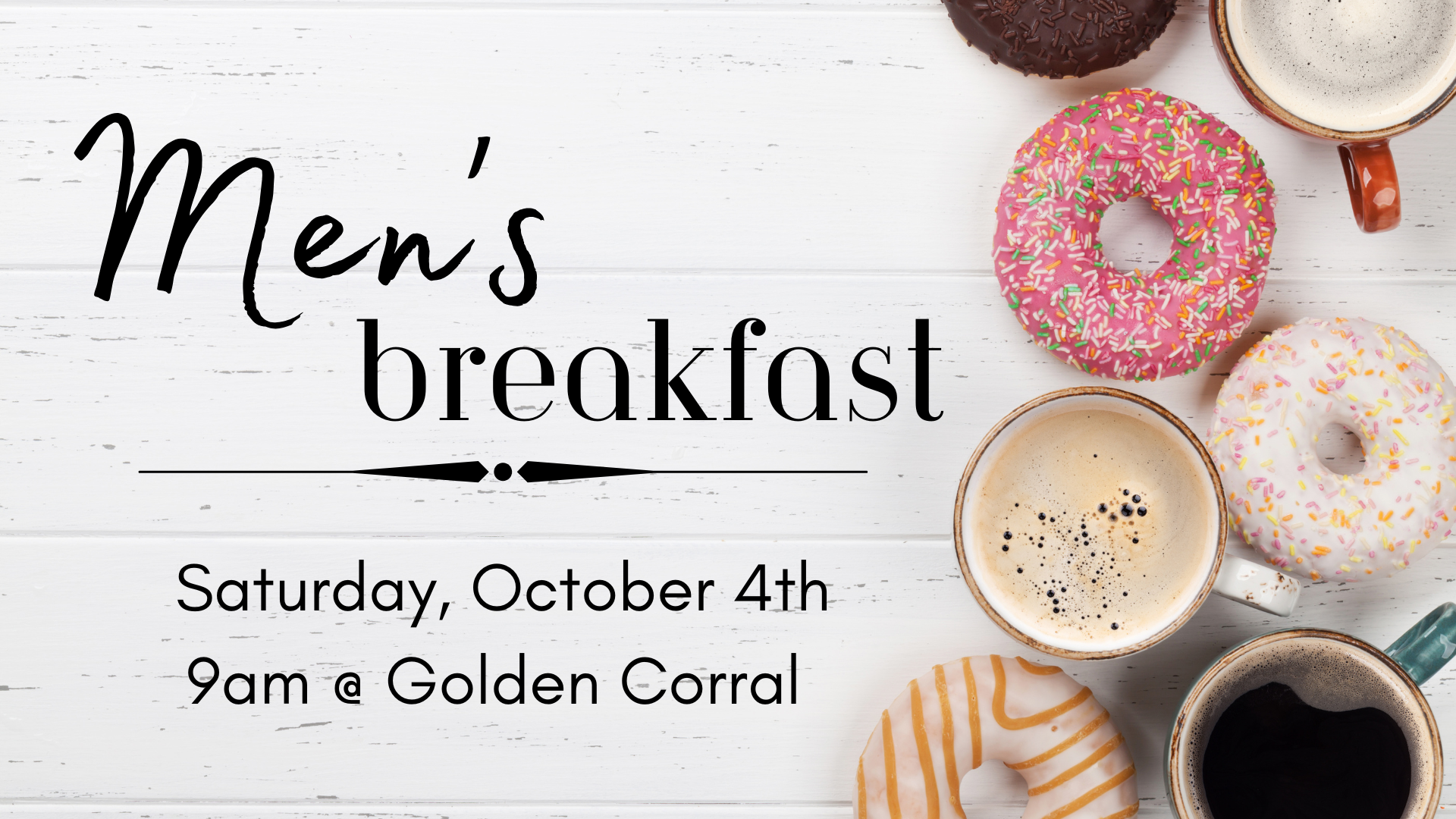 Men's Breakfast October 2025