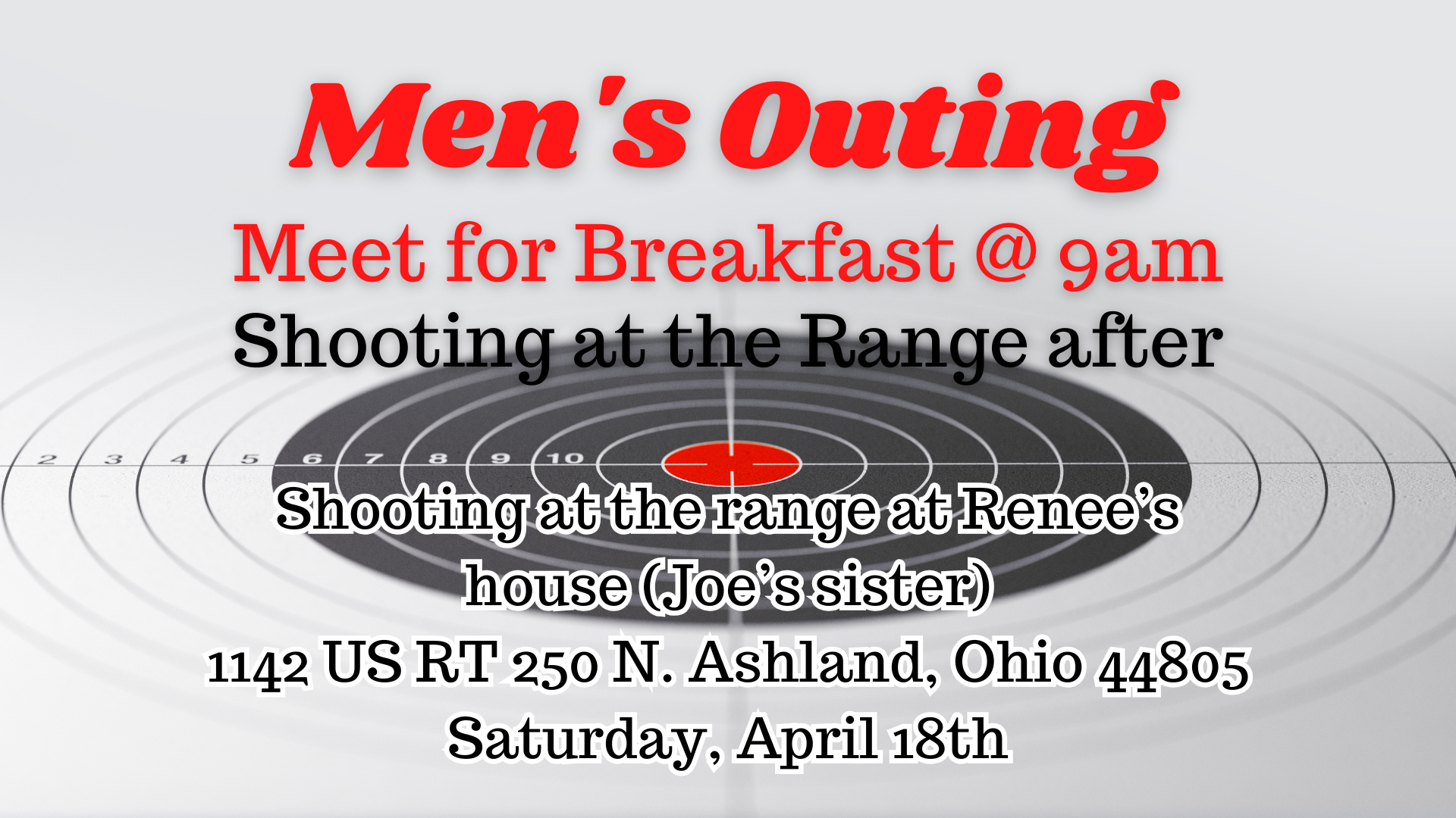 Men's Outing April 2026