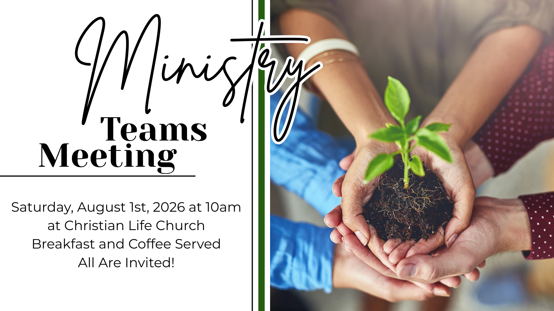 Ministry Teams Meeting August 2026