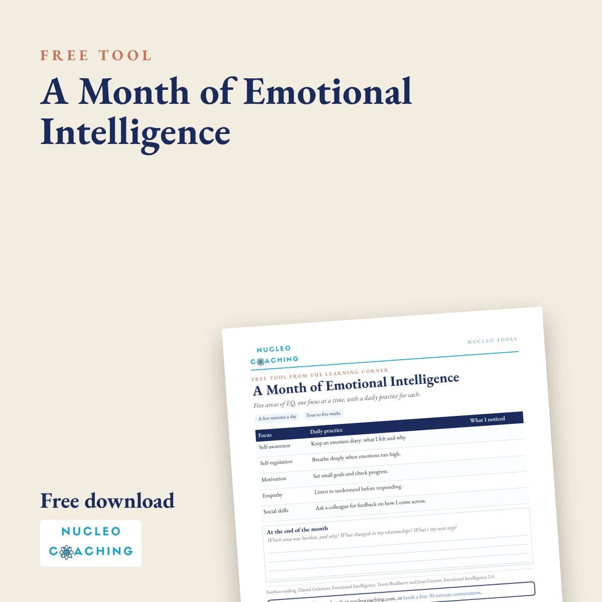 A Month of Emotional Intelligence