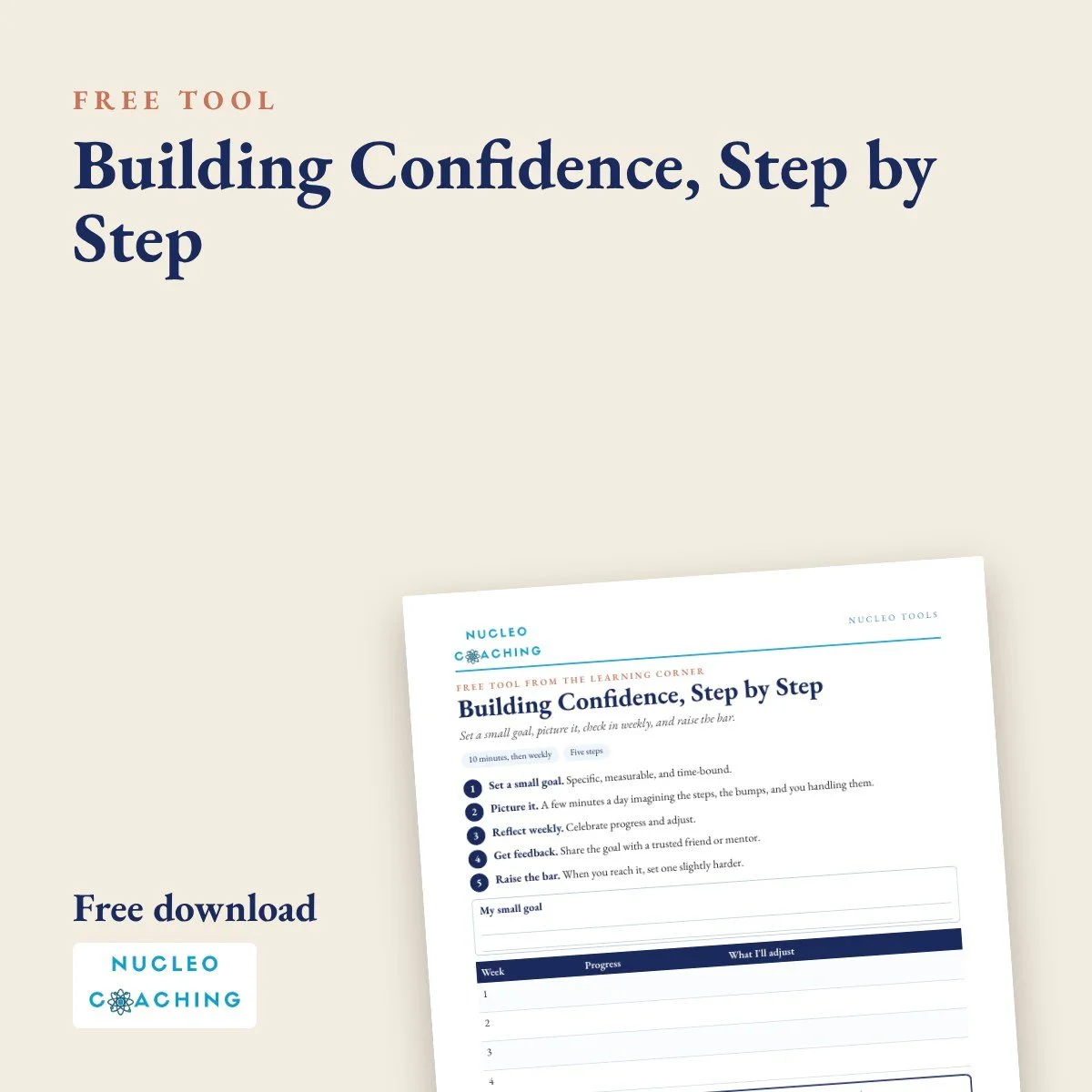 Building Confidence, Step by Step