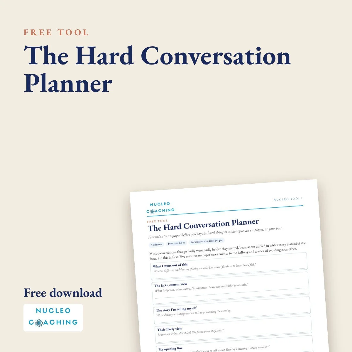 The Hard Conversation Planner