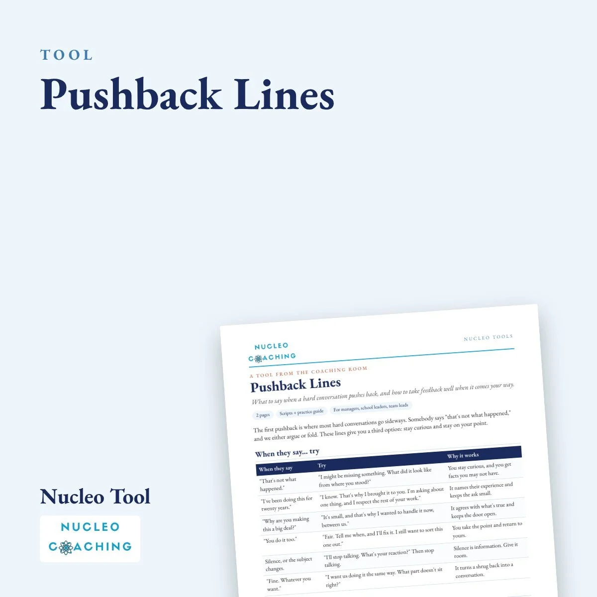 Pushback Lines