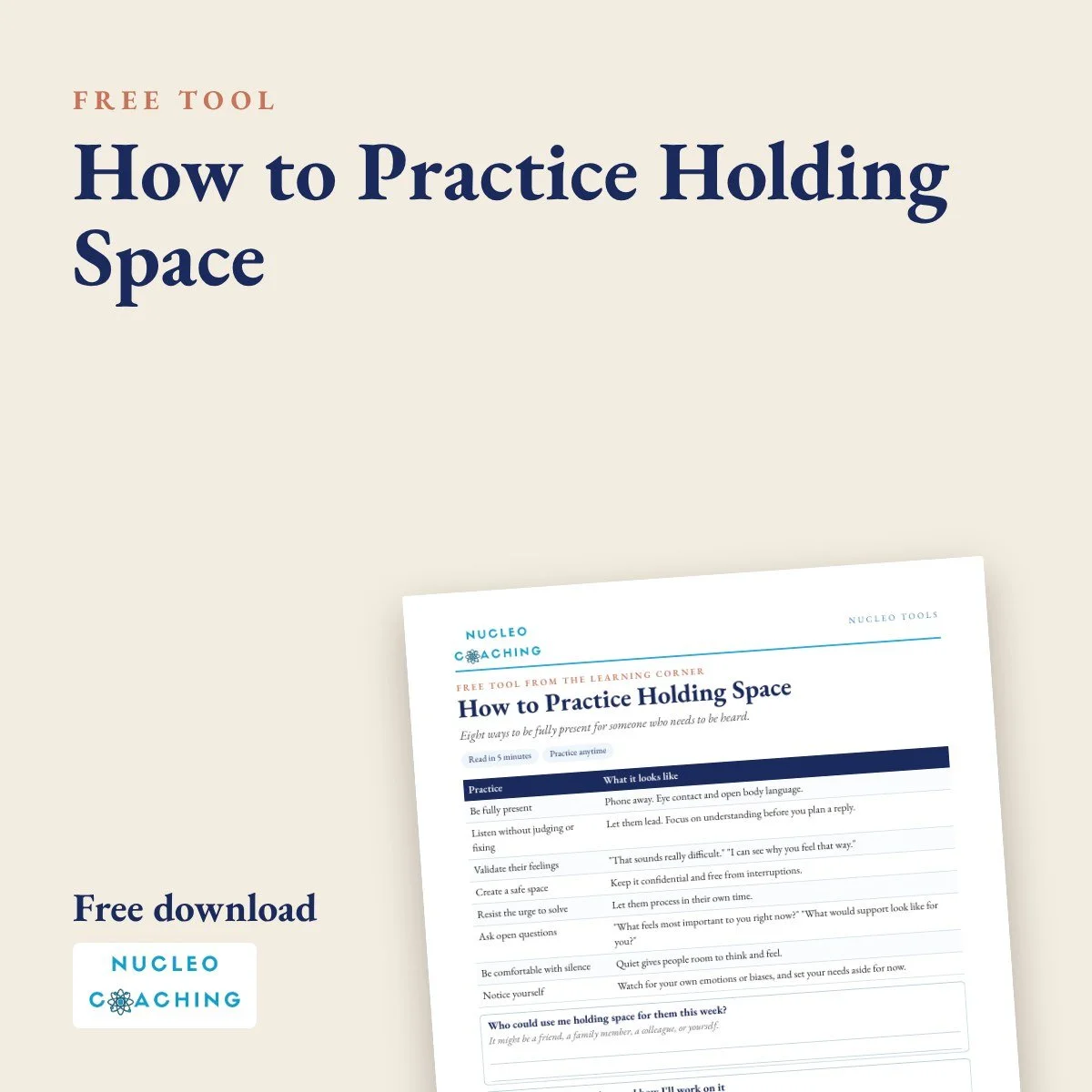 How to Practice Holding Space