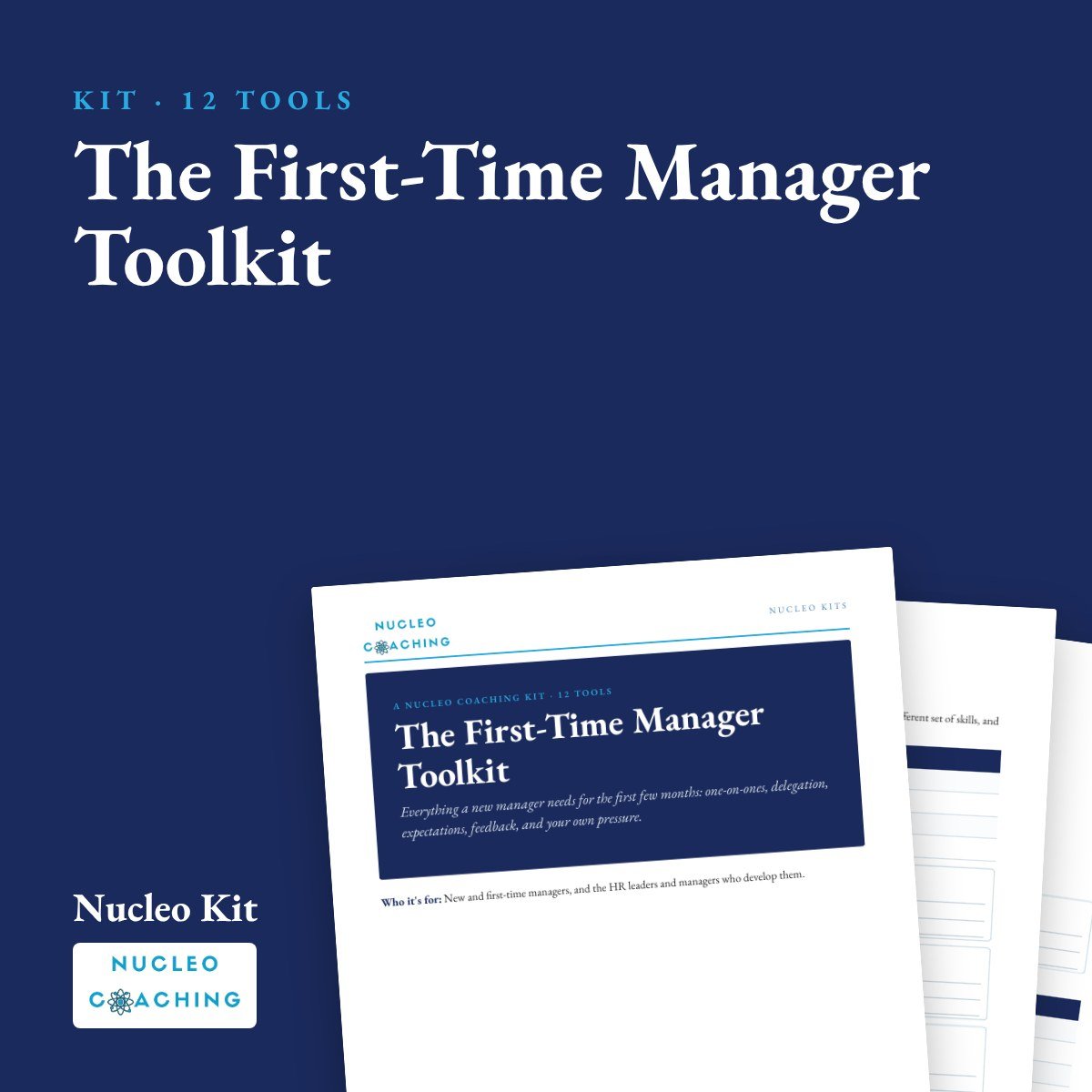 The First-Time Manager Toolkit