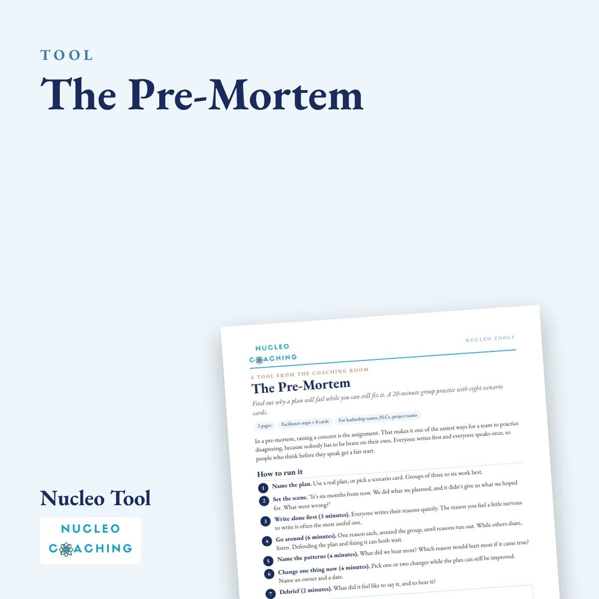 The Pre-Mortem