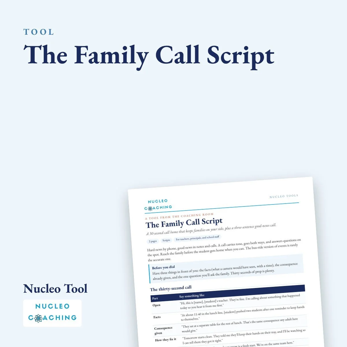 The Family Call Script
