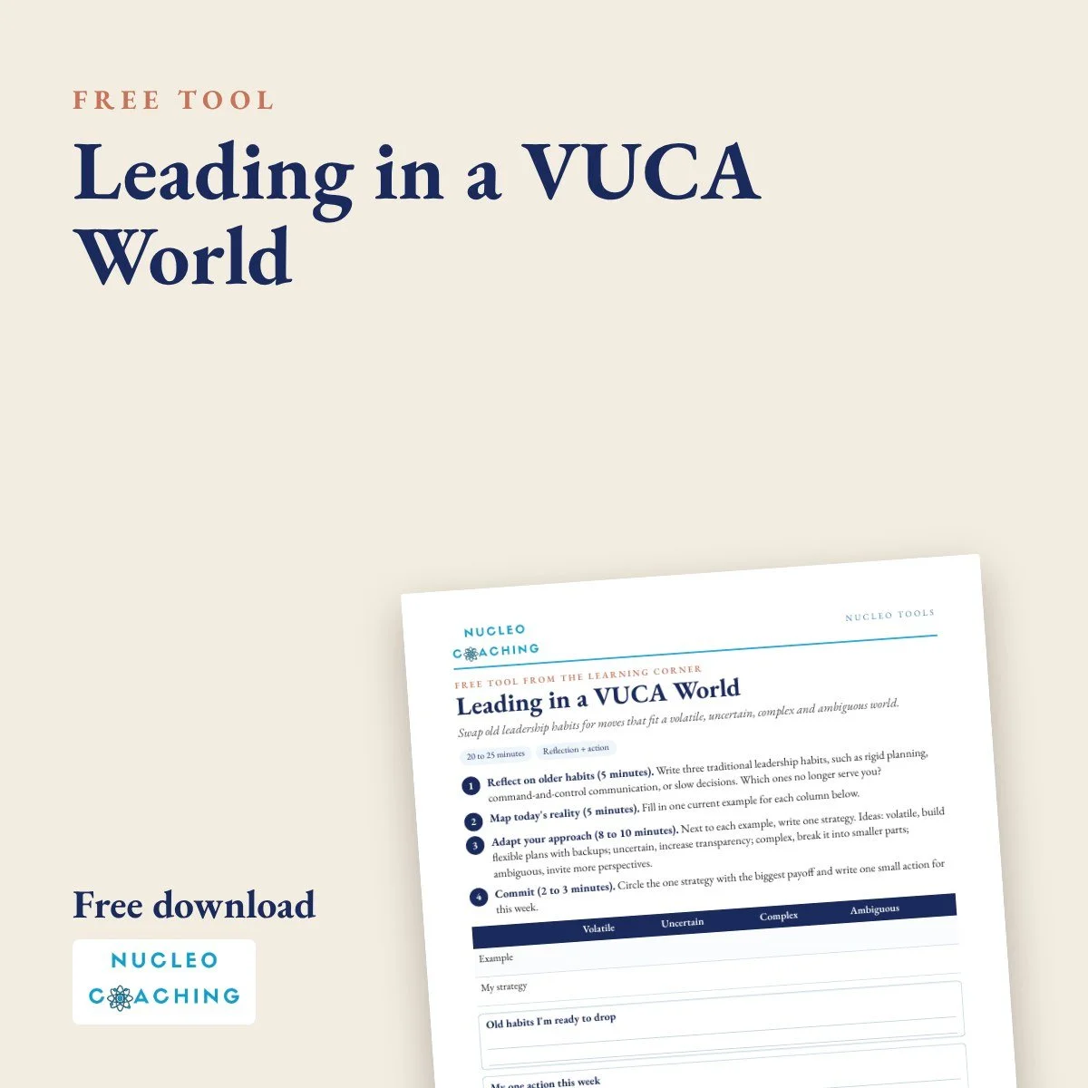 Leading in a VUCA World