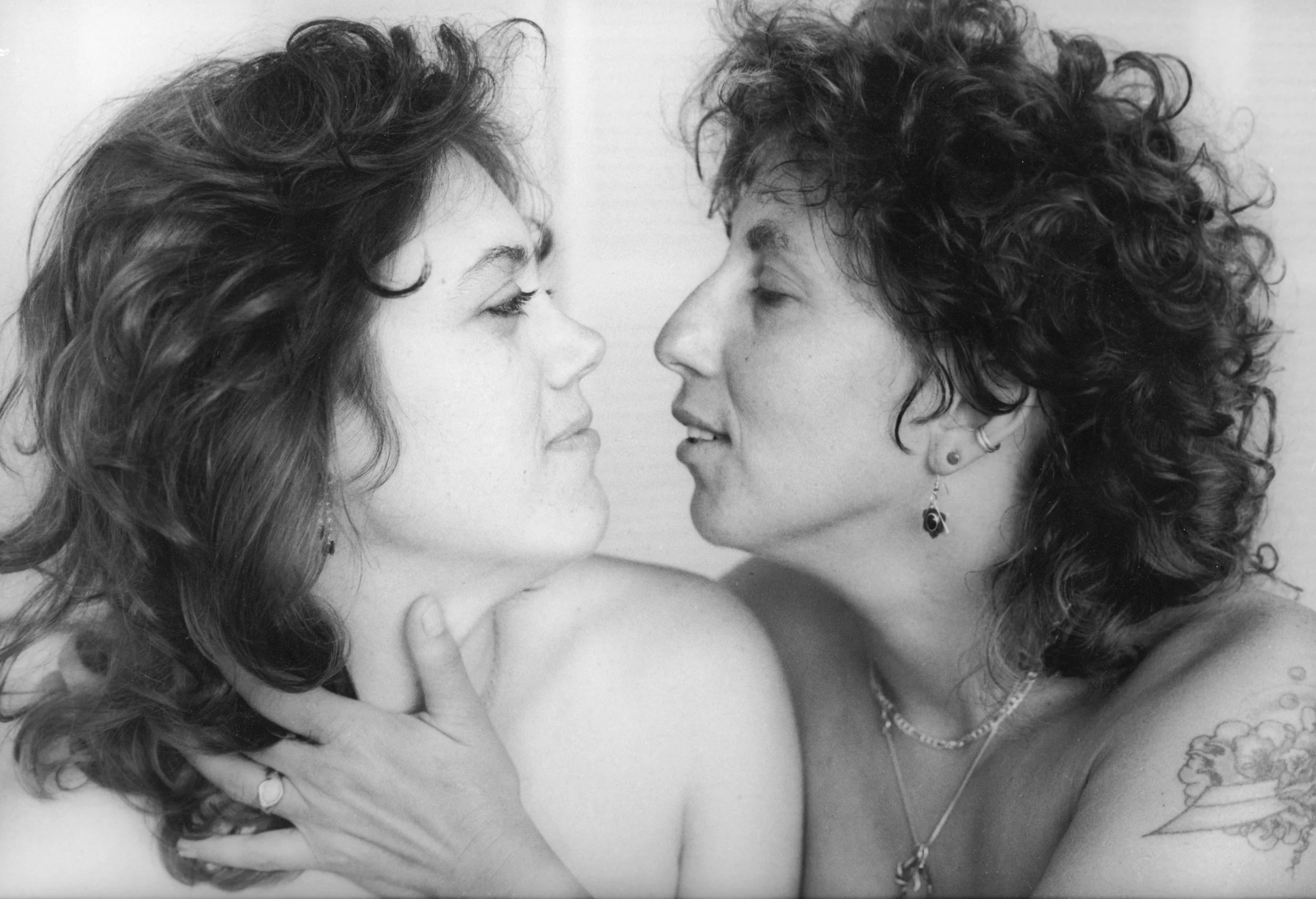 JoAnn and Doreen, 1987 Cover Art for On Our Backs Magazine