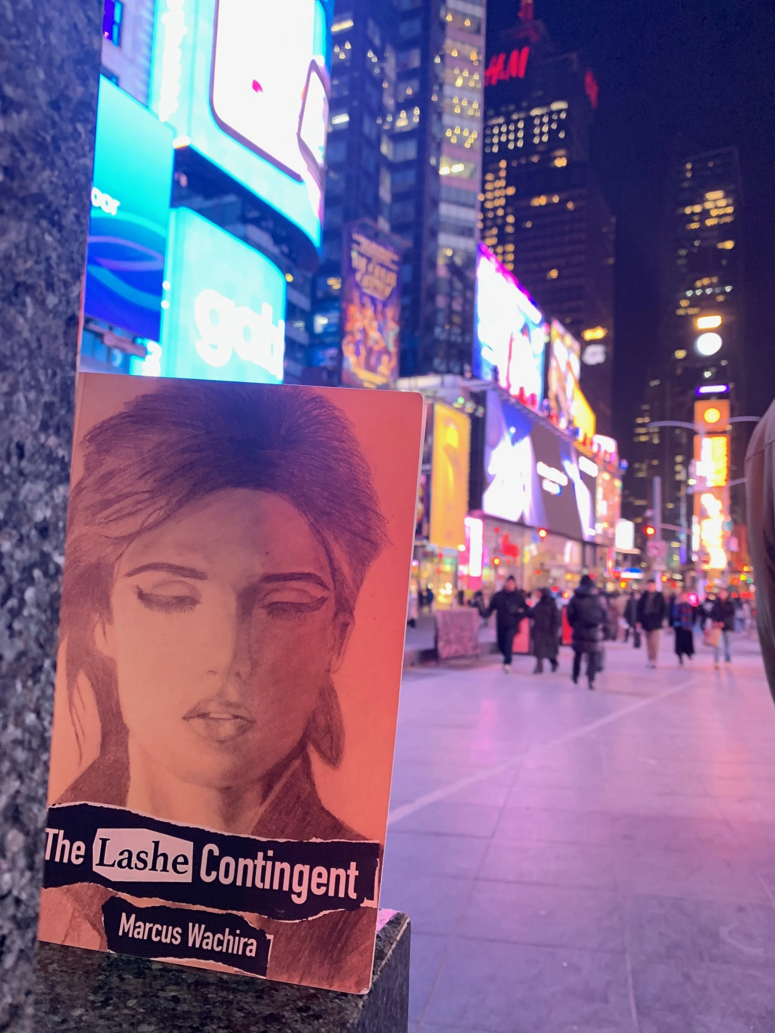A Reader in Times Square, New York City (2) (1/30/25) 