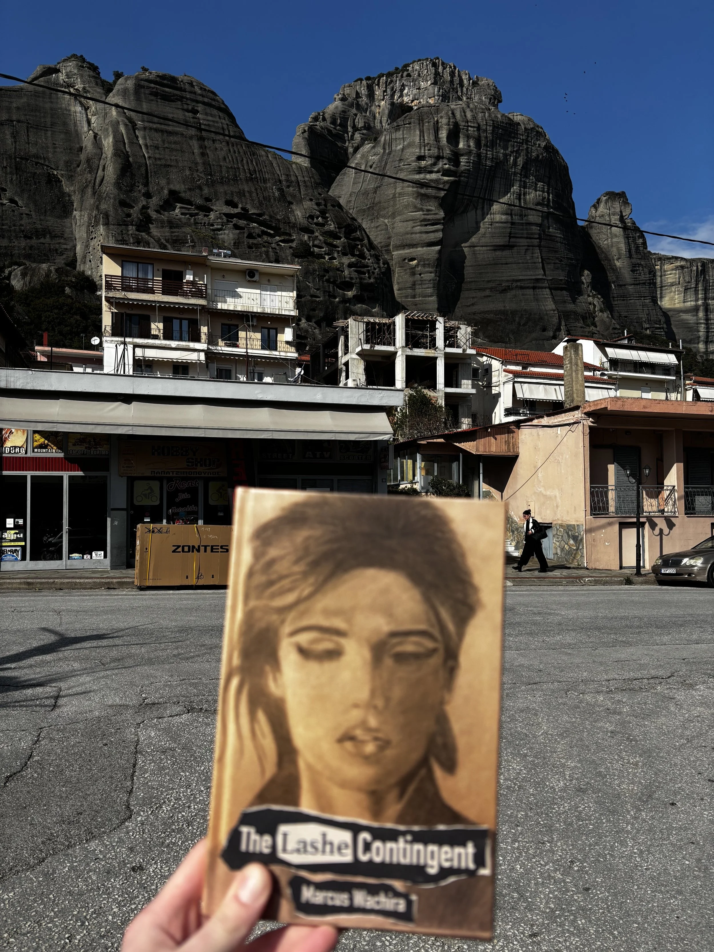 A Reader in Meteora, Greece (3/25/26)