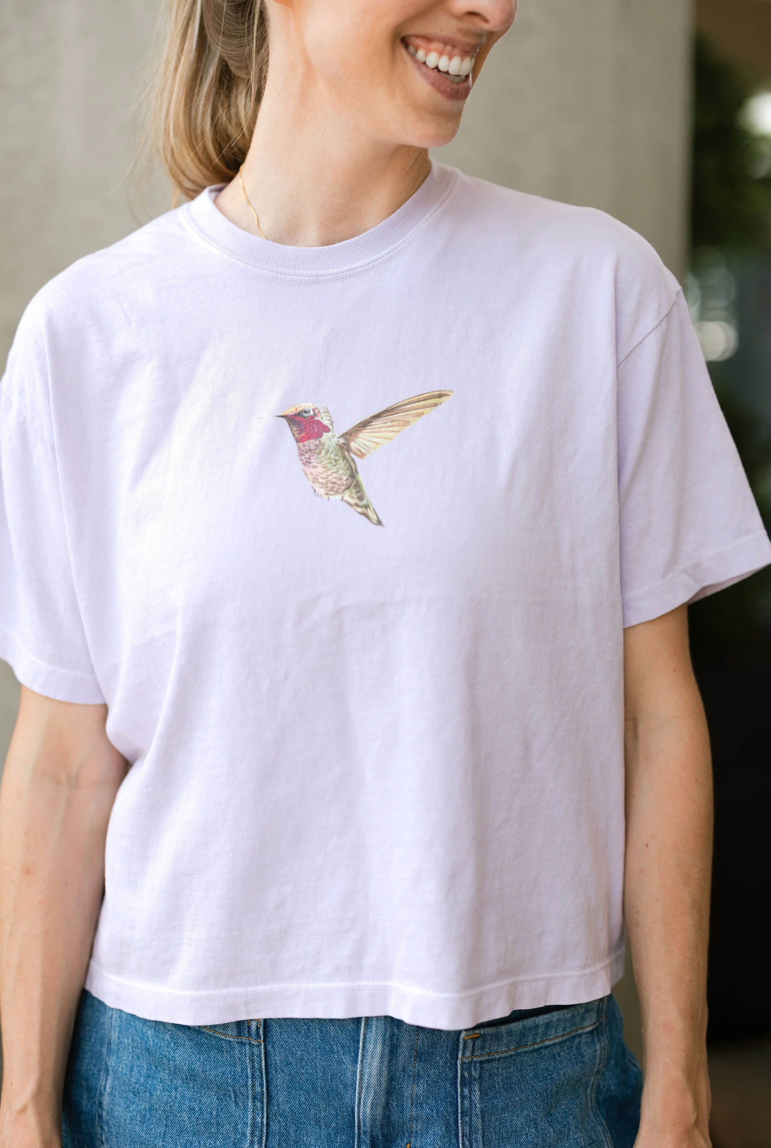 Hummingbird Boxy Tee