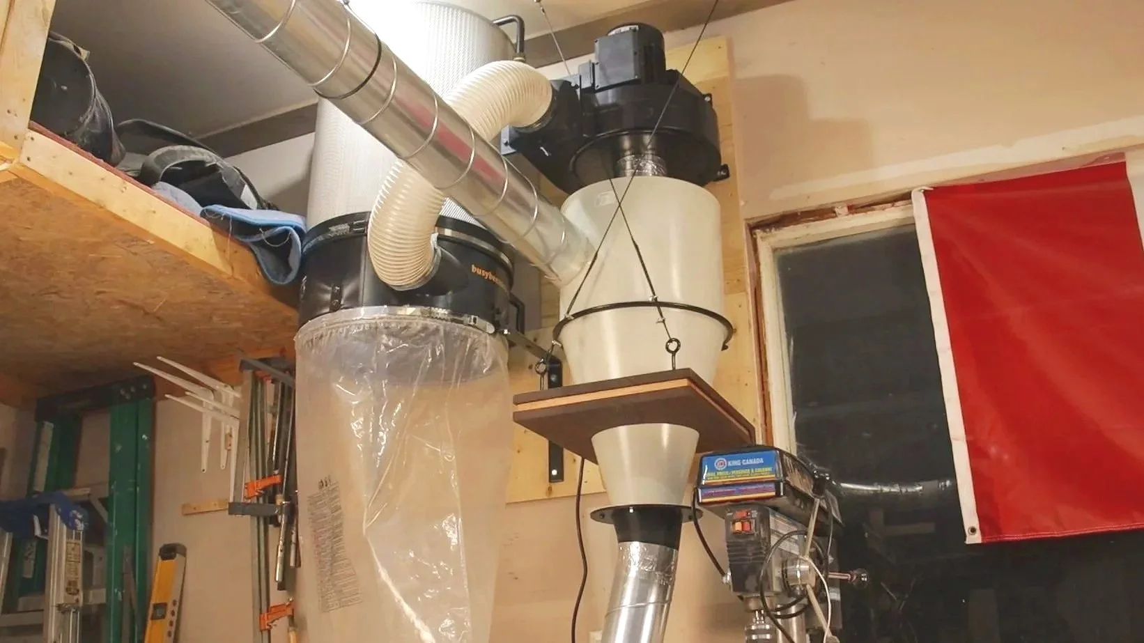 Wall-Mounting a Dust Collector in a Small Workshop (Beginner Guide Part 2)