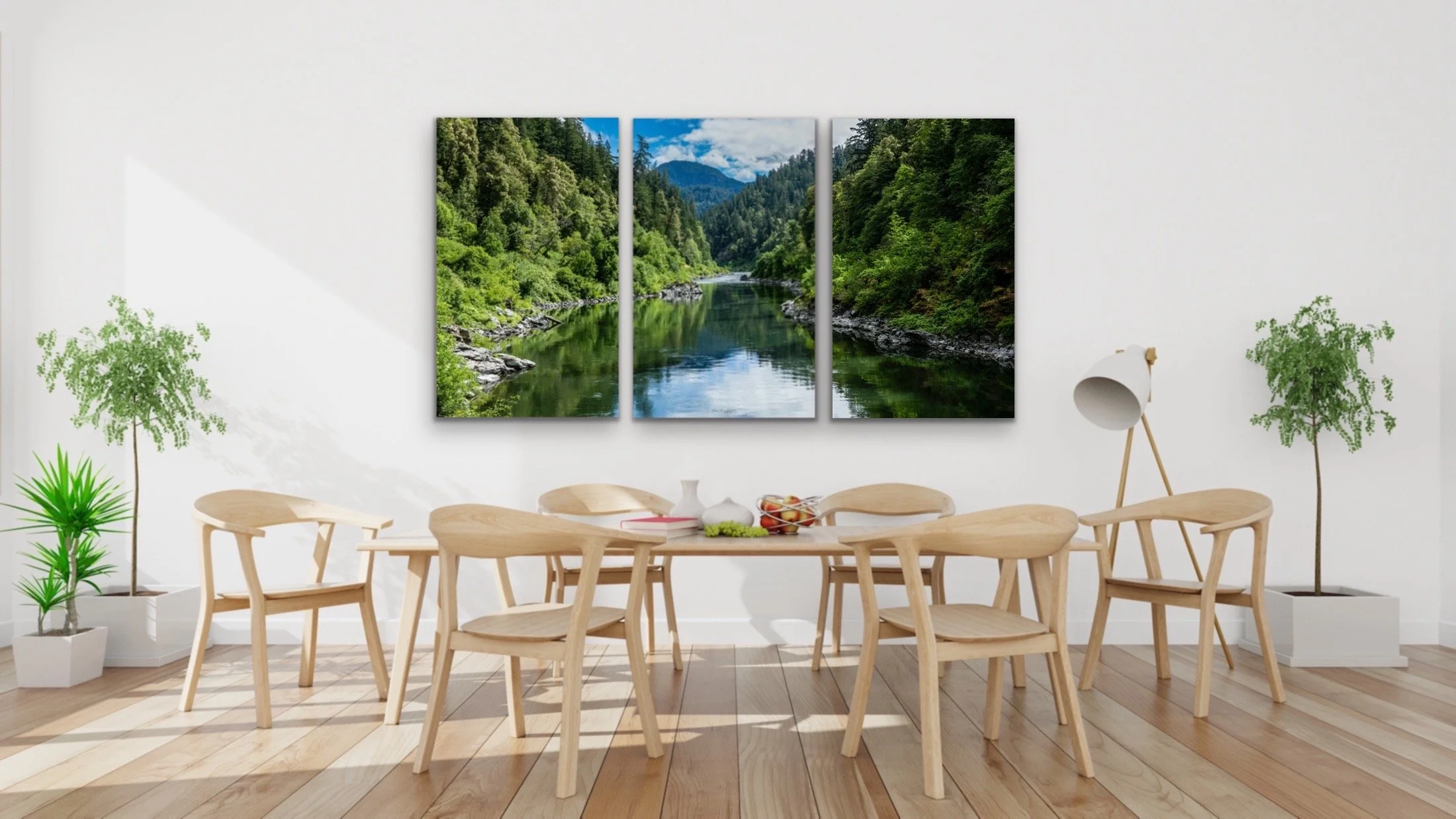 Rogue River Triptych Color