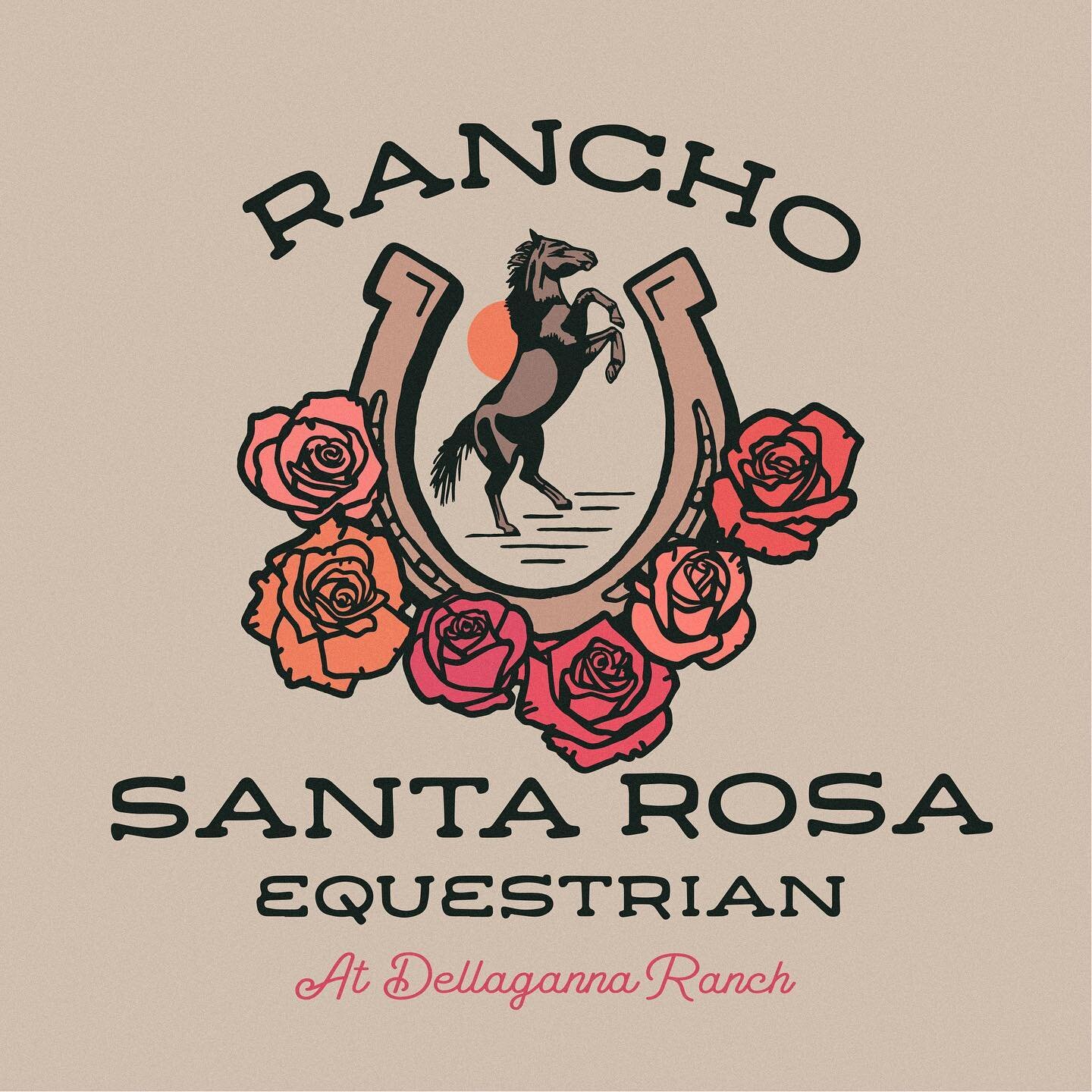 Logo for Rancho Santa Rosa Equestrian, coming soon to the Central Coast. Really excited about the vibe of this one and to share more soon 🐎
.
.
.
.
#branding #brandidentity #designbrew #distressedunrest #logodesigner #logodesigns #logoinspirations #