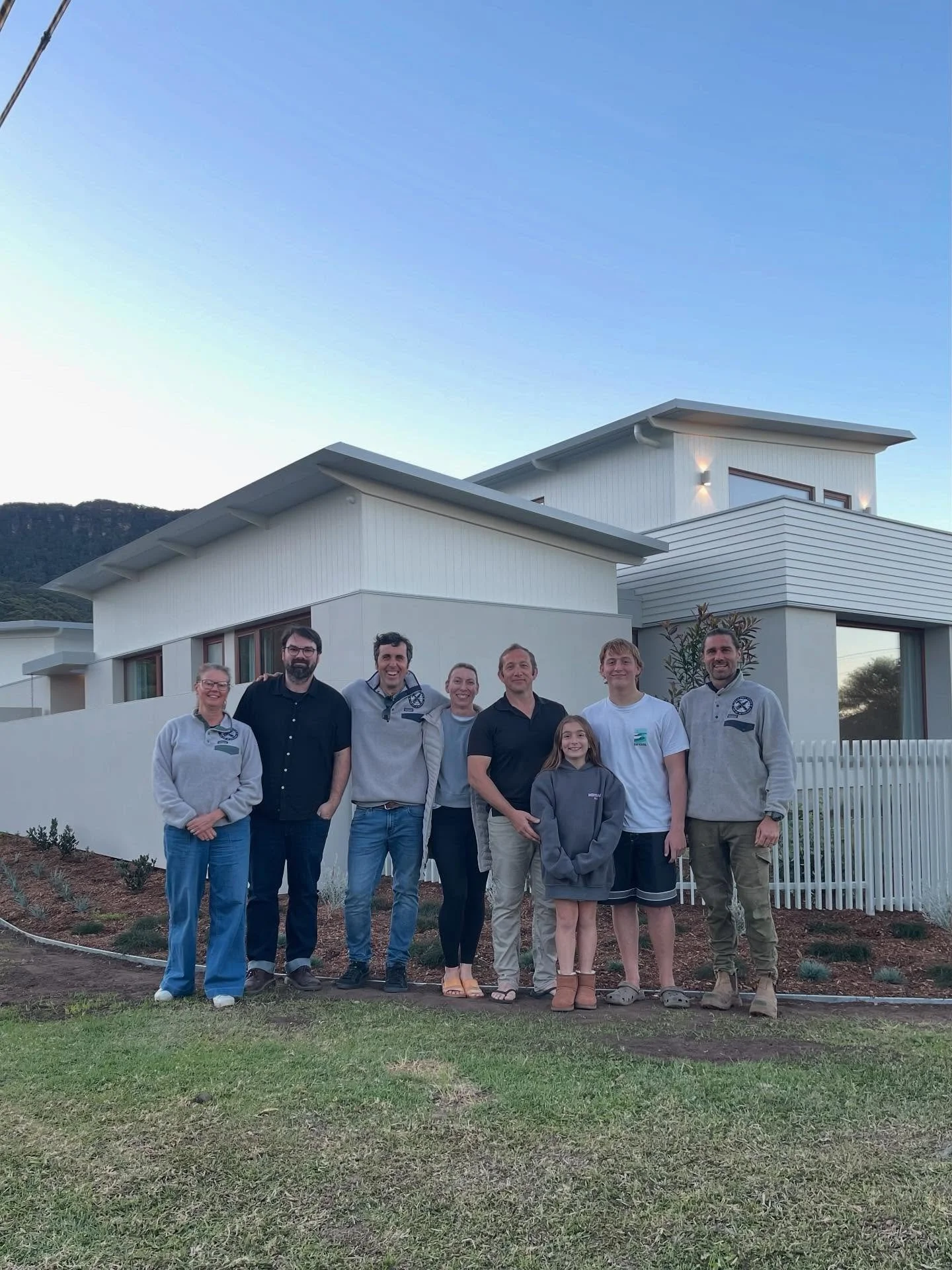 Handover day at #notohouse Thirroul 🍾 

So proud to hand over this beautiful passive home to our incredible clients. A very rewarding project from start to finish.

Huge thanks to @souter.built , whose Passive House knowledge and attention to detail