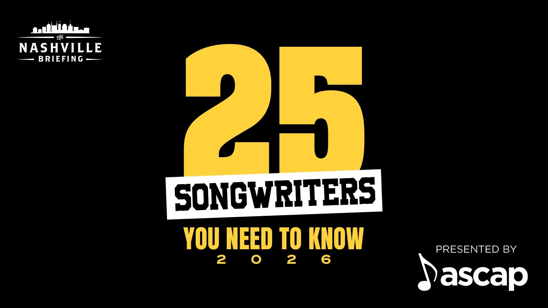 25 Songwriters You Need To Know   