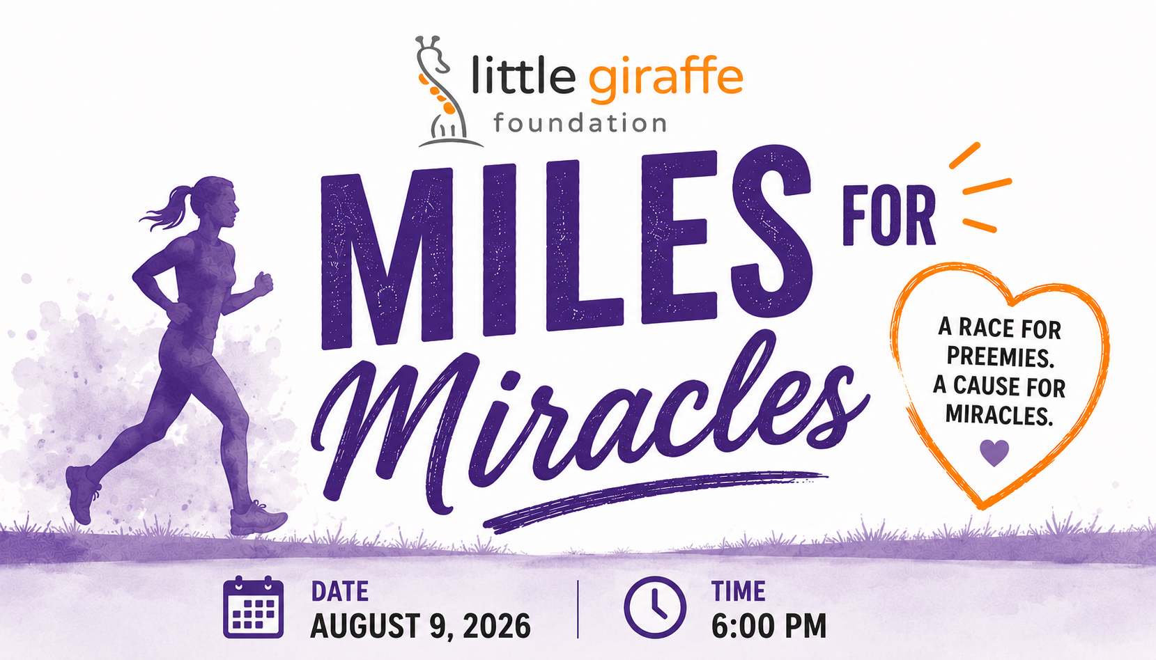 Miles for Miracles: Run for a Reason on August 9