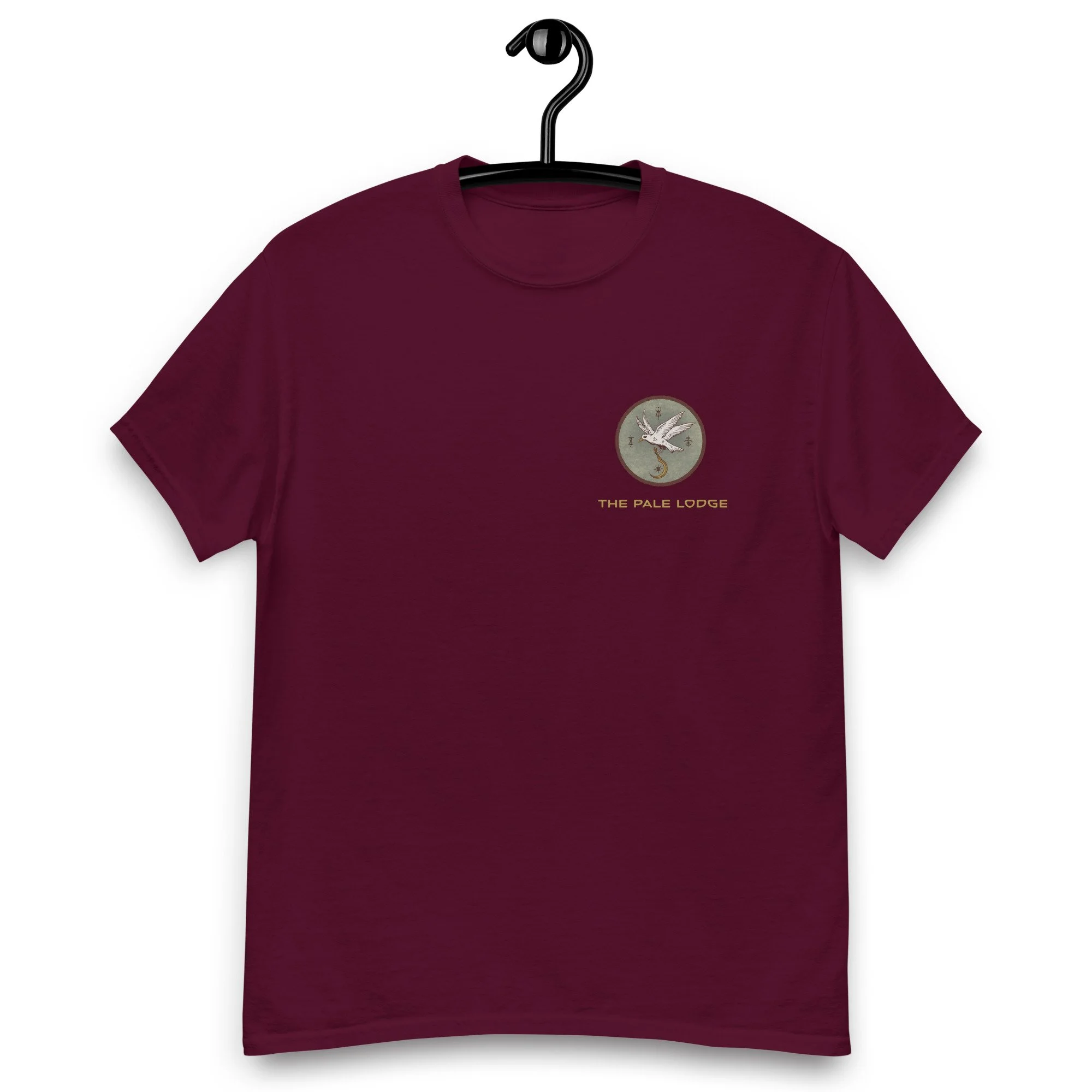 Pale Lodge Seal Shirt Front Maroon