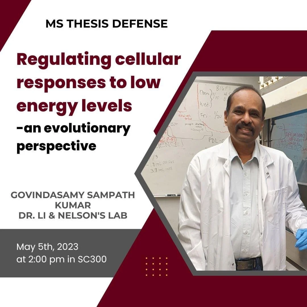 Congrats to Sampath who successfully defended his MS thesis! 