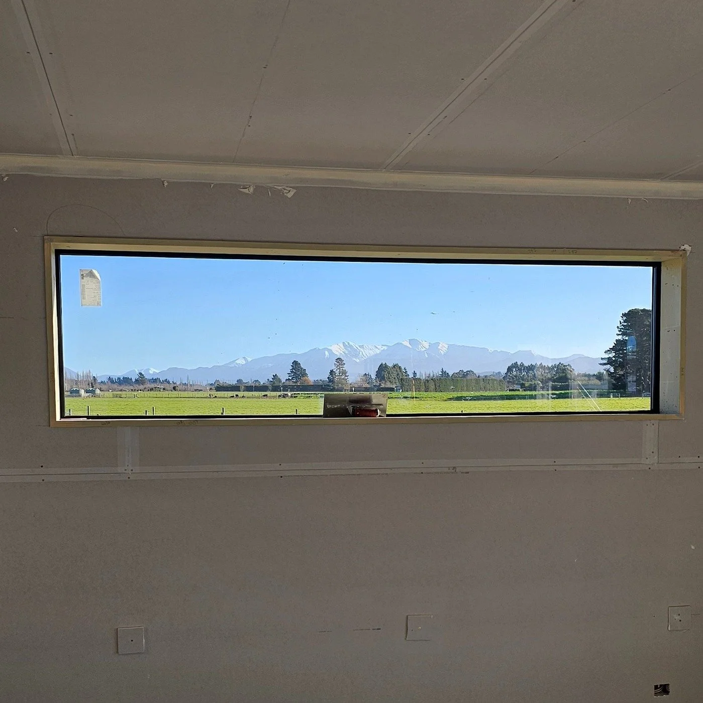 Not a bad wee view out the bedroom window for these clients!